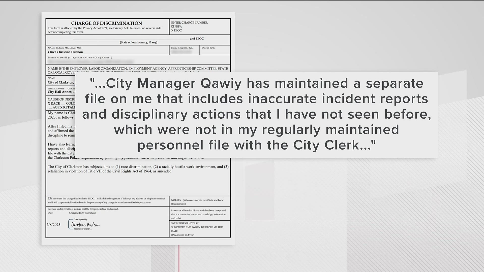 5 Million Dollar Lawsuit Against Clarkston Police Settled Resigning Clarkston Police Chief files complaint against city manager