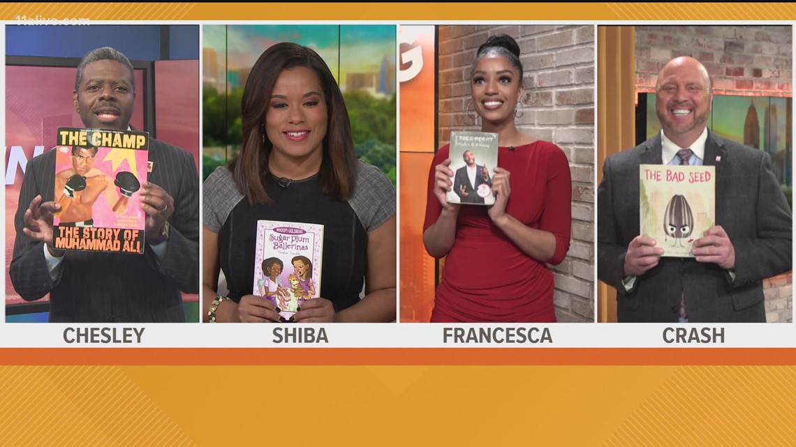 Morning Rush anchors display favorite books for Read Across America ...