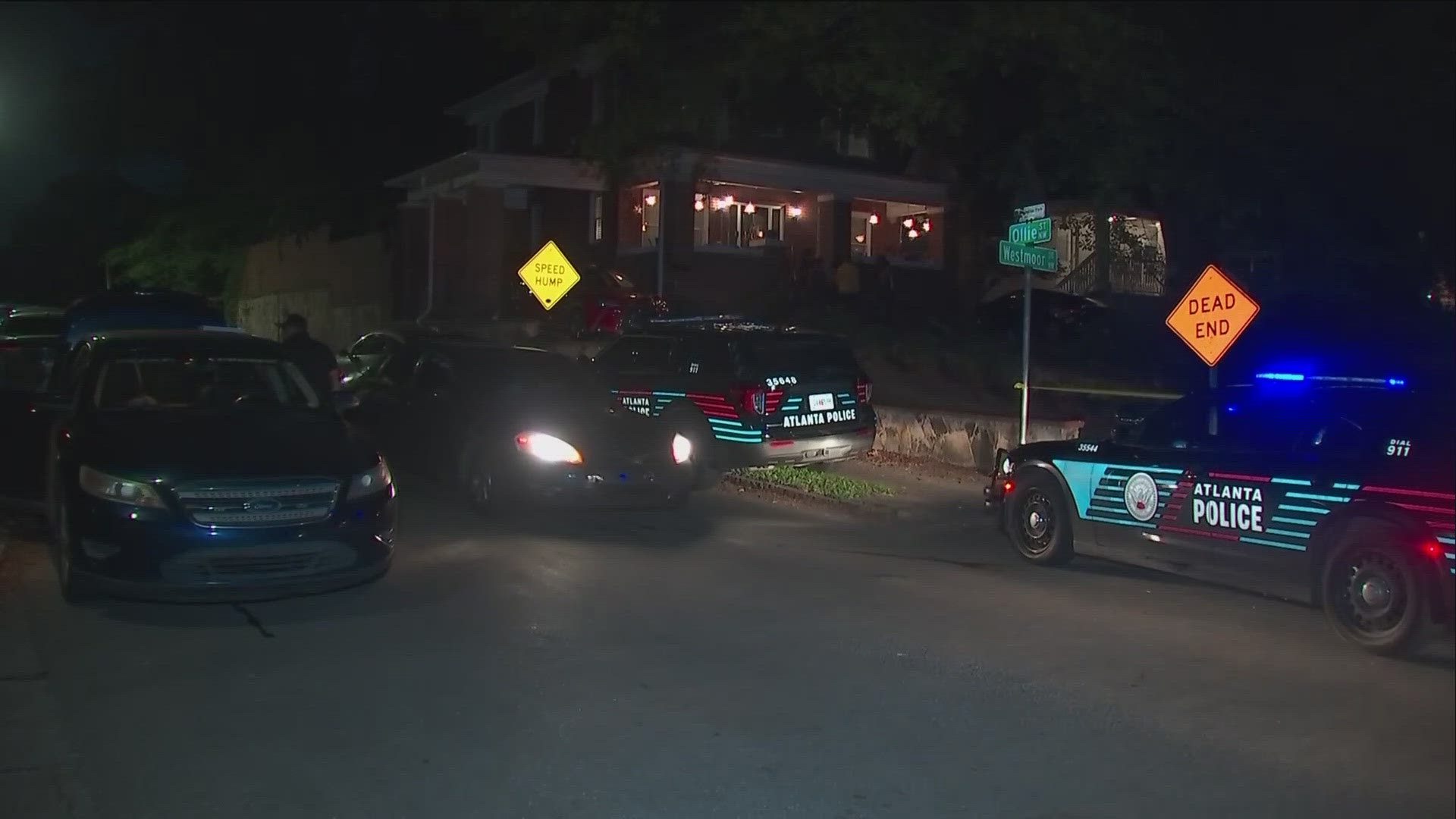 Atlanta Police were called out to a home along Westmoor Drive NW in the city's Washington Park neighborhood on Wednesday night.