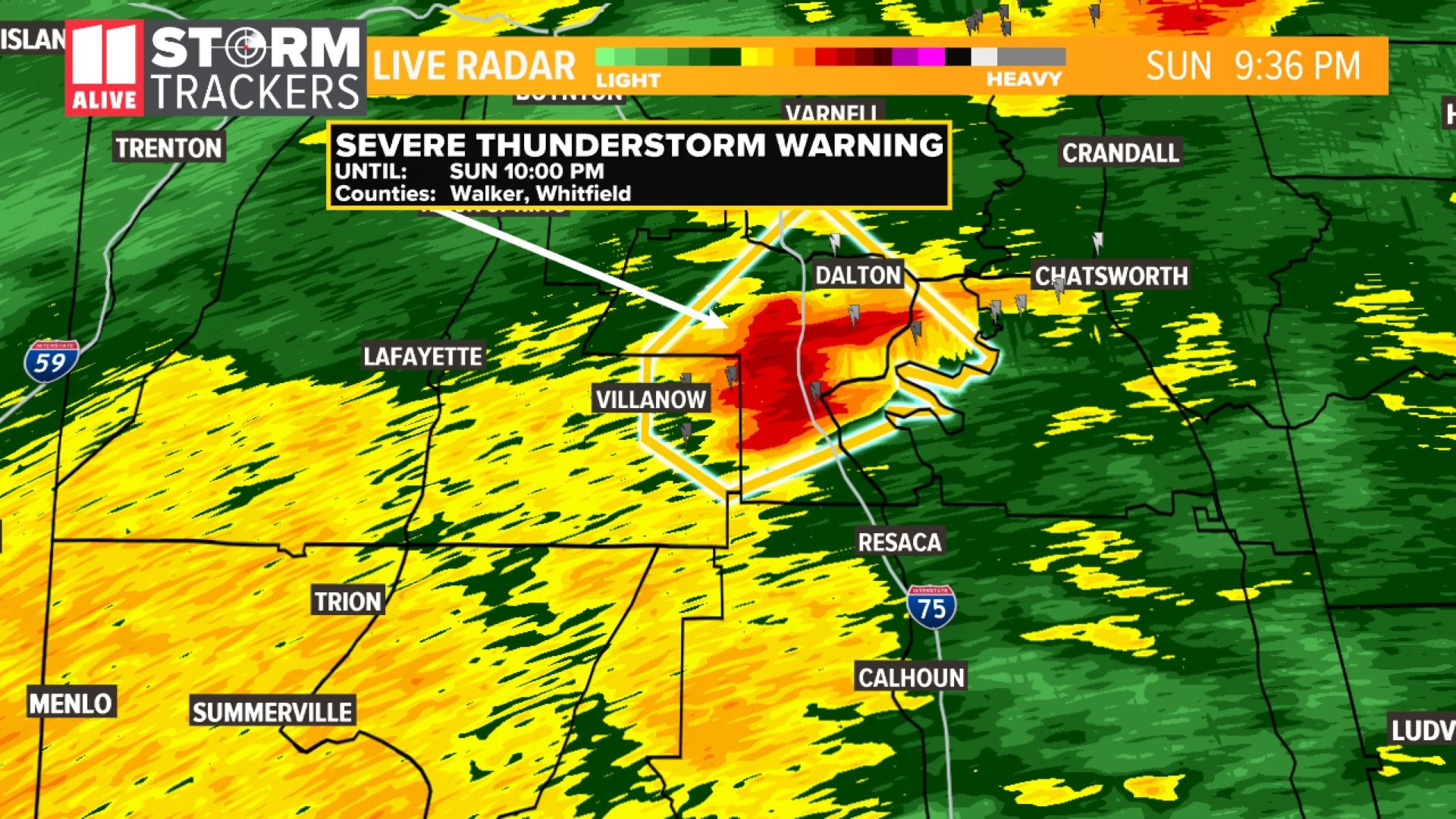 Live updates Tracking severe weather in north