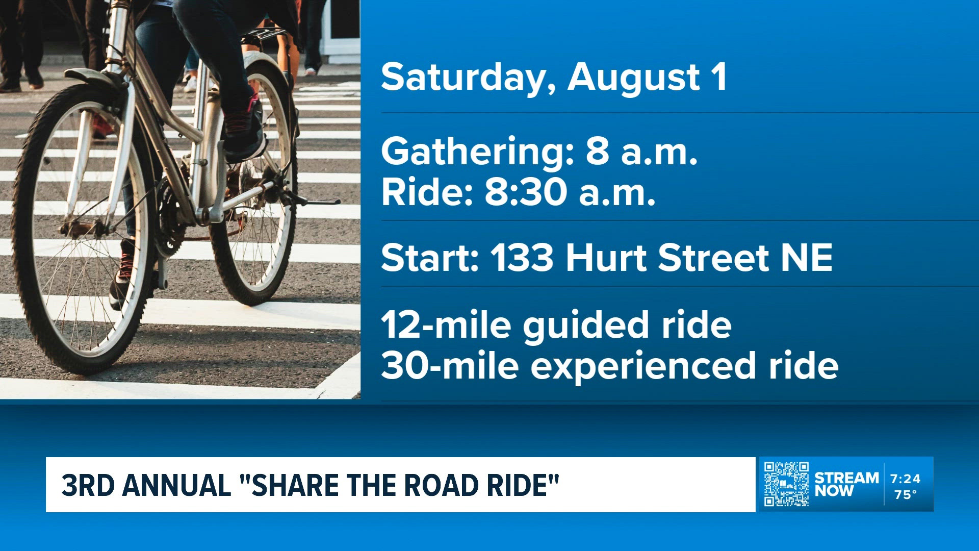 Bike ride promotes road safety | 11alive.com
