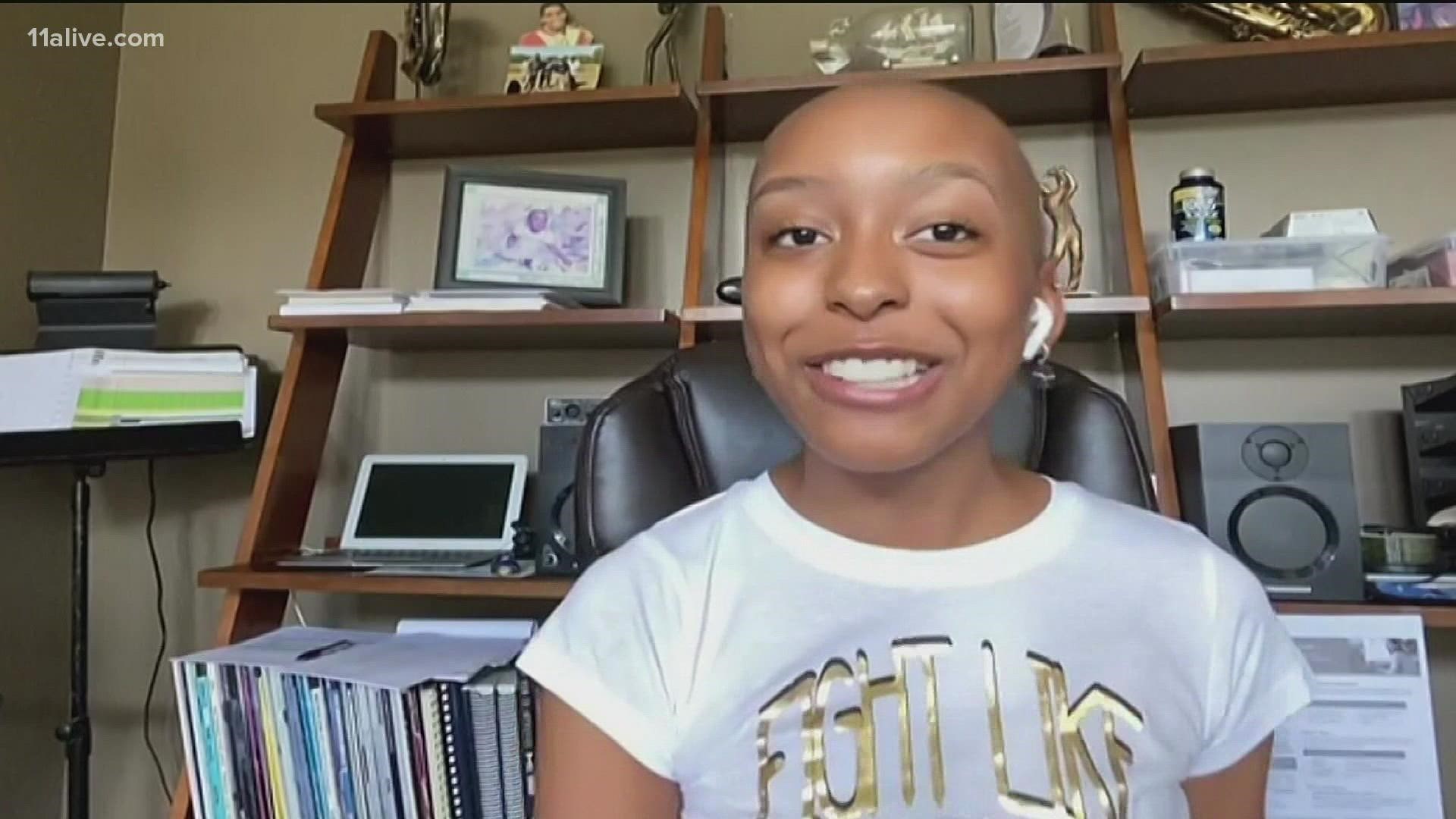 Cancer never stopped this teenager in metro Atlanta from helping others.