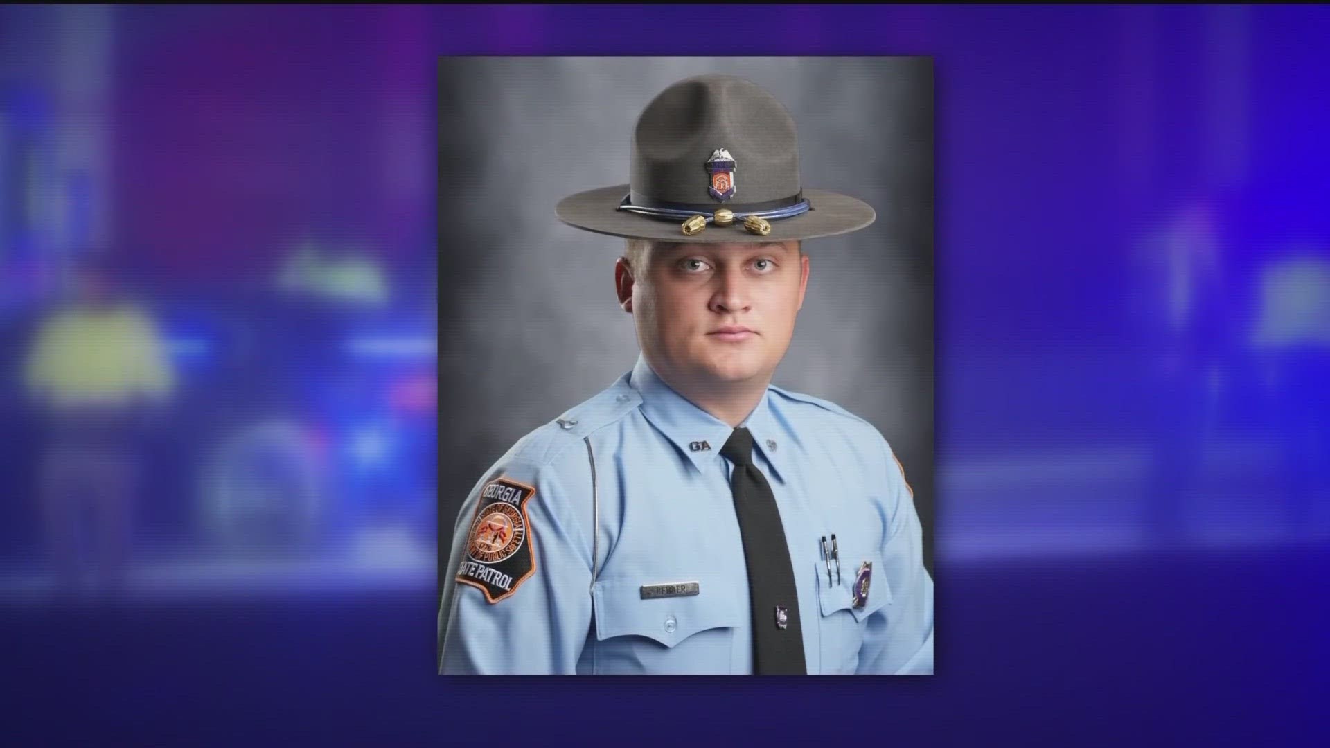 The trooper was investigating the death of the construction worker when he himself was hit.