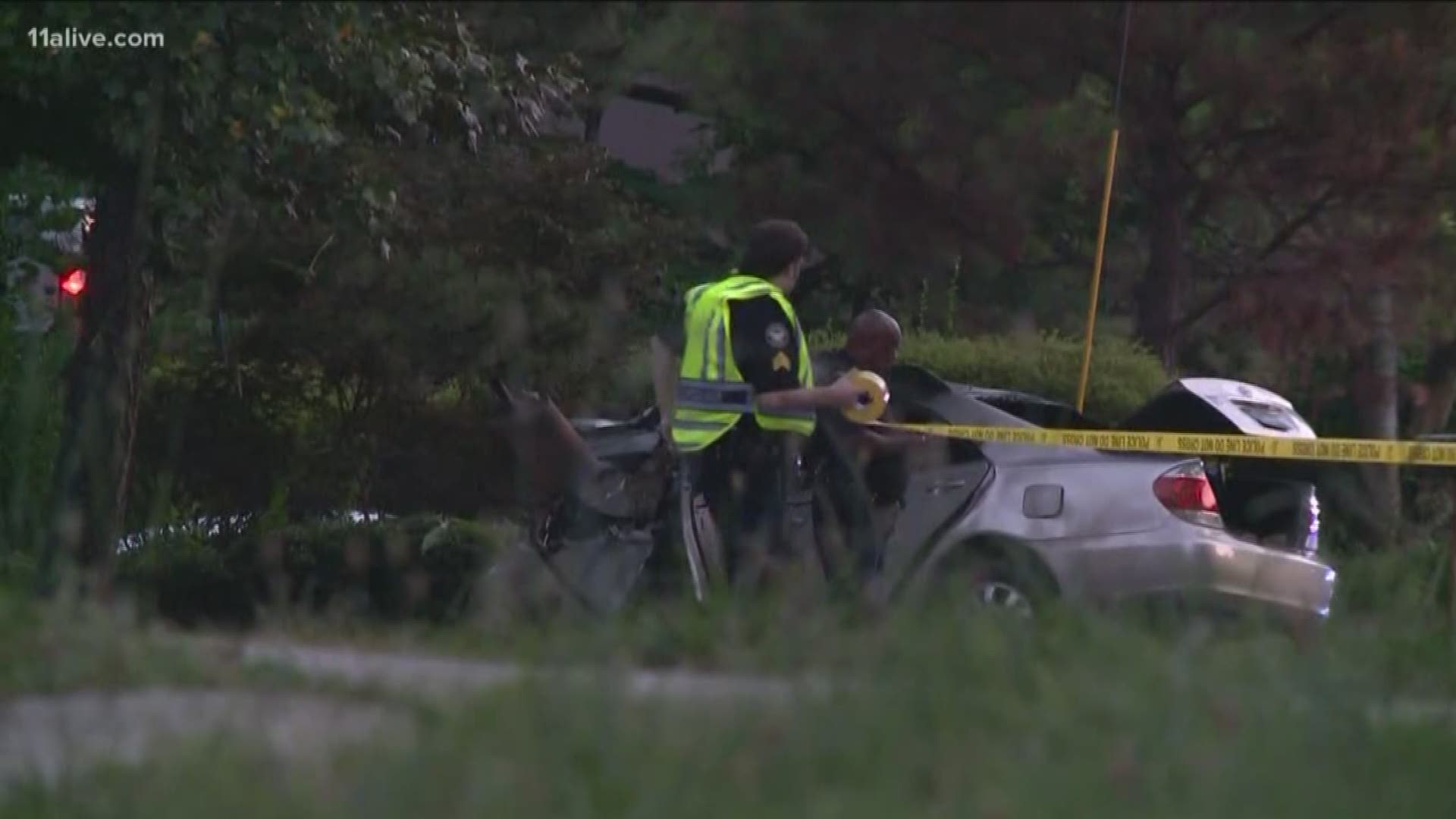 Driver dies in fiery west Atlanta crash going 100 mph