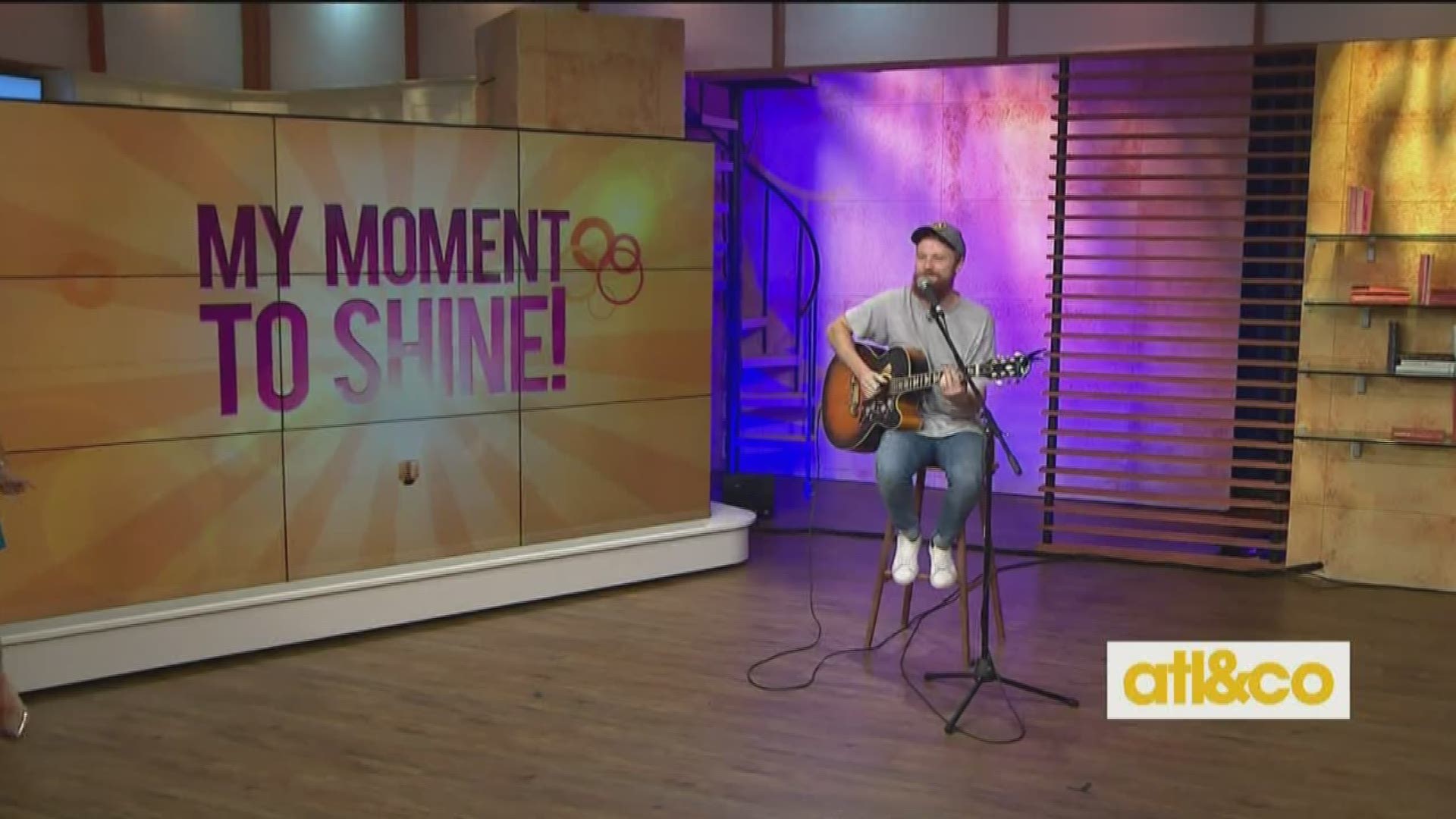 Singer/songwriter Abe Parker performs on 'Atlanta & Company'