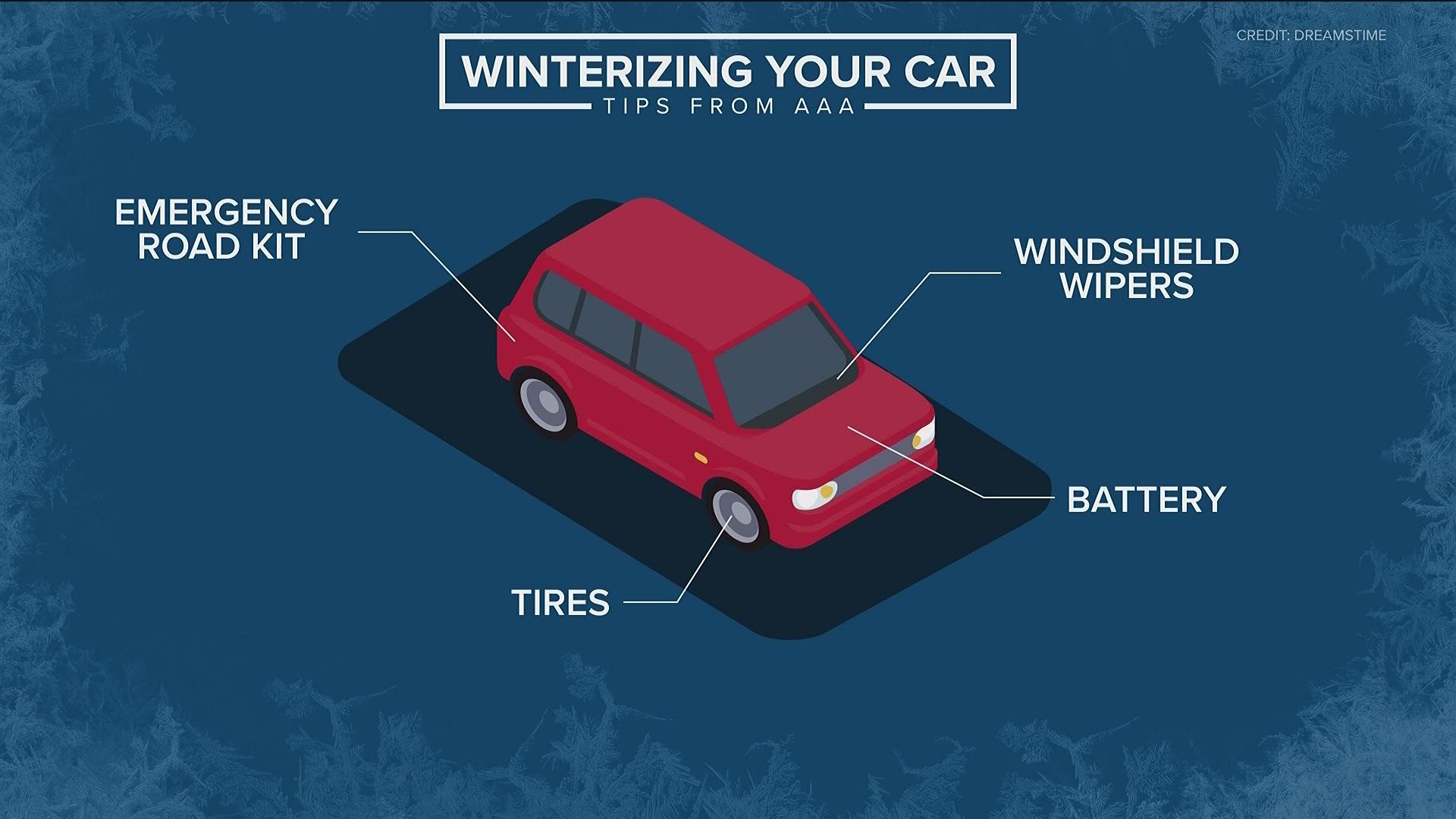 Check your car battery and make sure your tires have enough air.