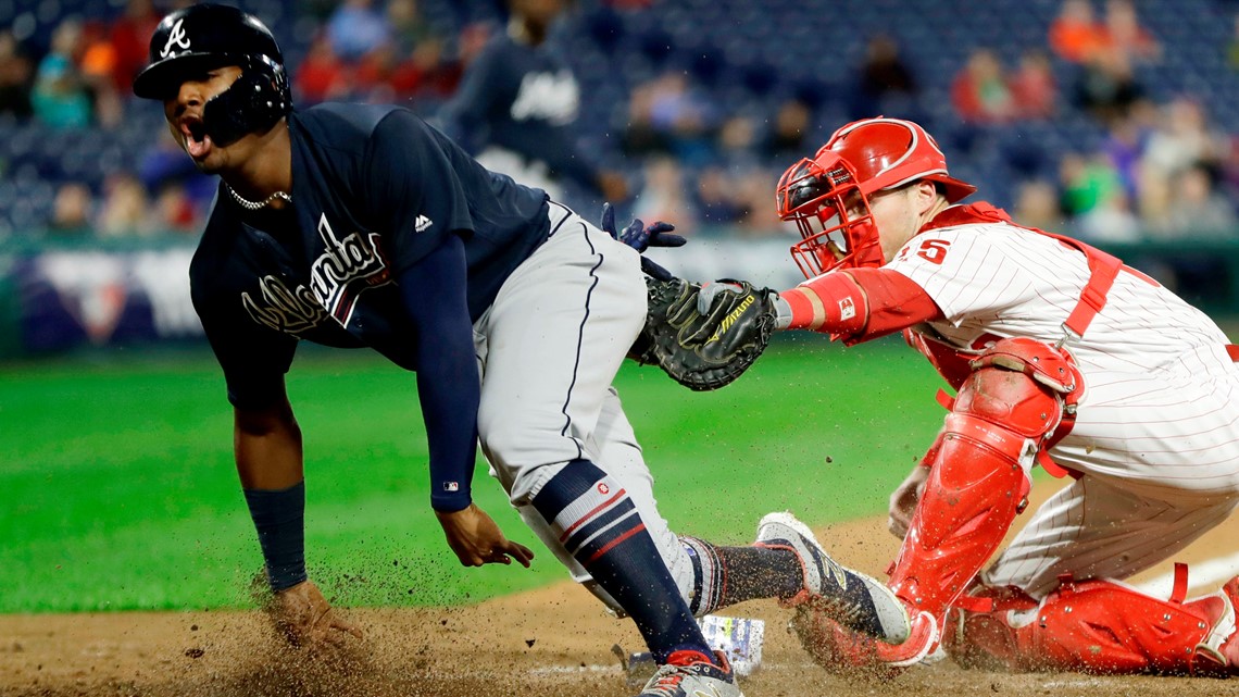 Photos: Charlie Culberson honored but Braves lose to Phillies