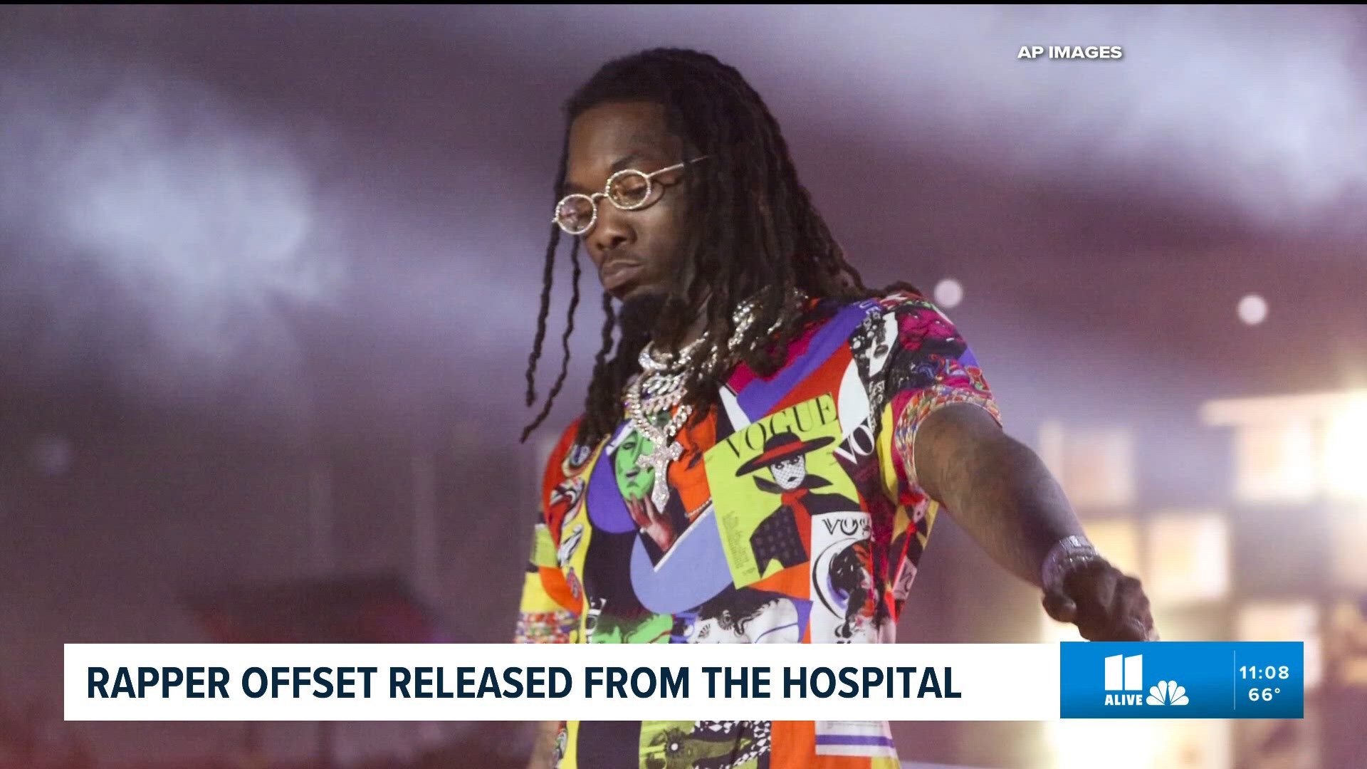 Rapper Offset released from the hospital after being shot outside a ...