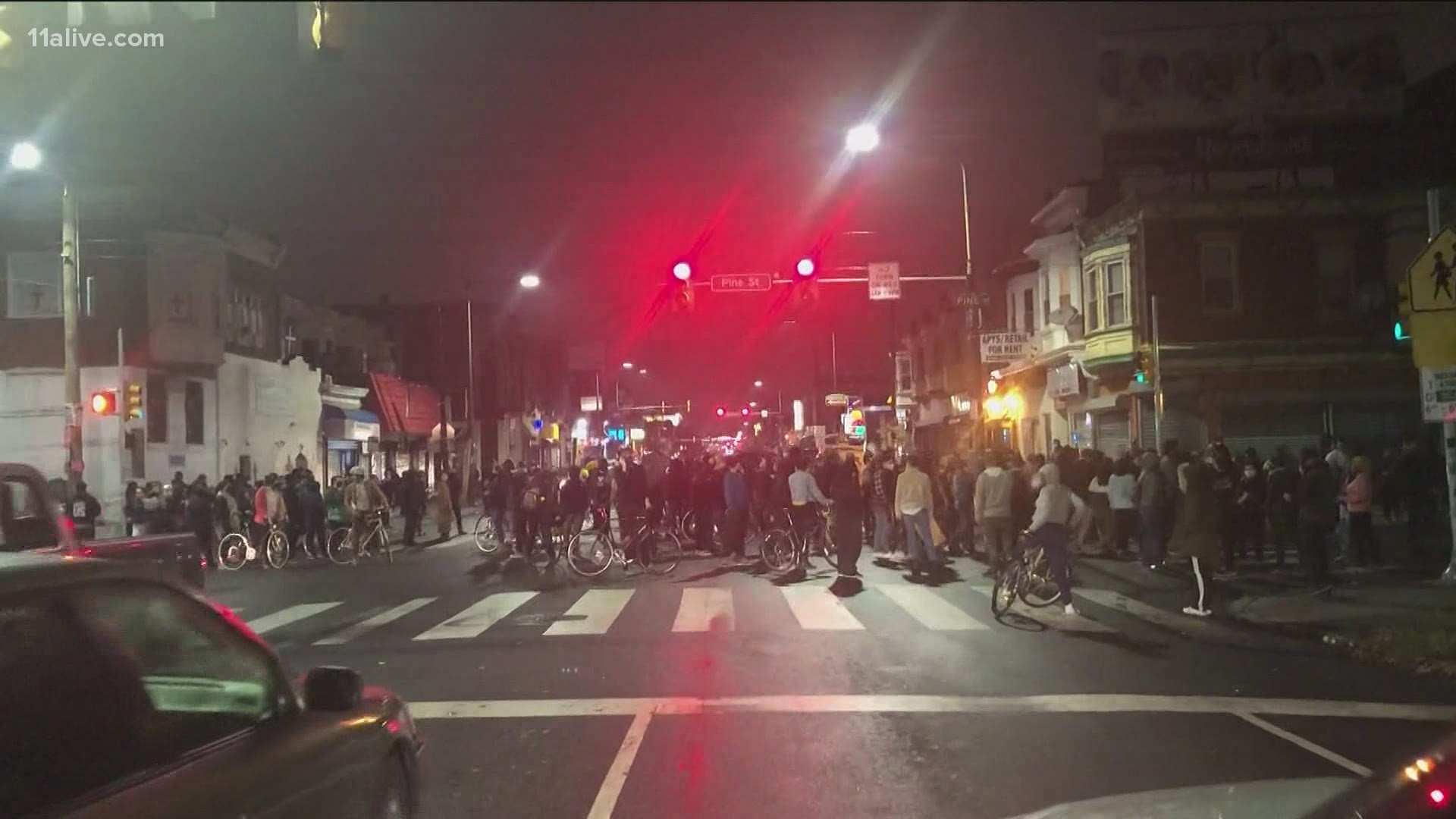 Protests erupted after police shot and killed a 27-year-old Black man on a Philadelphia street after yelling at him to drop his knife.