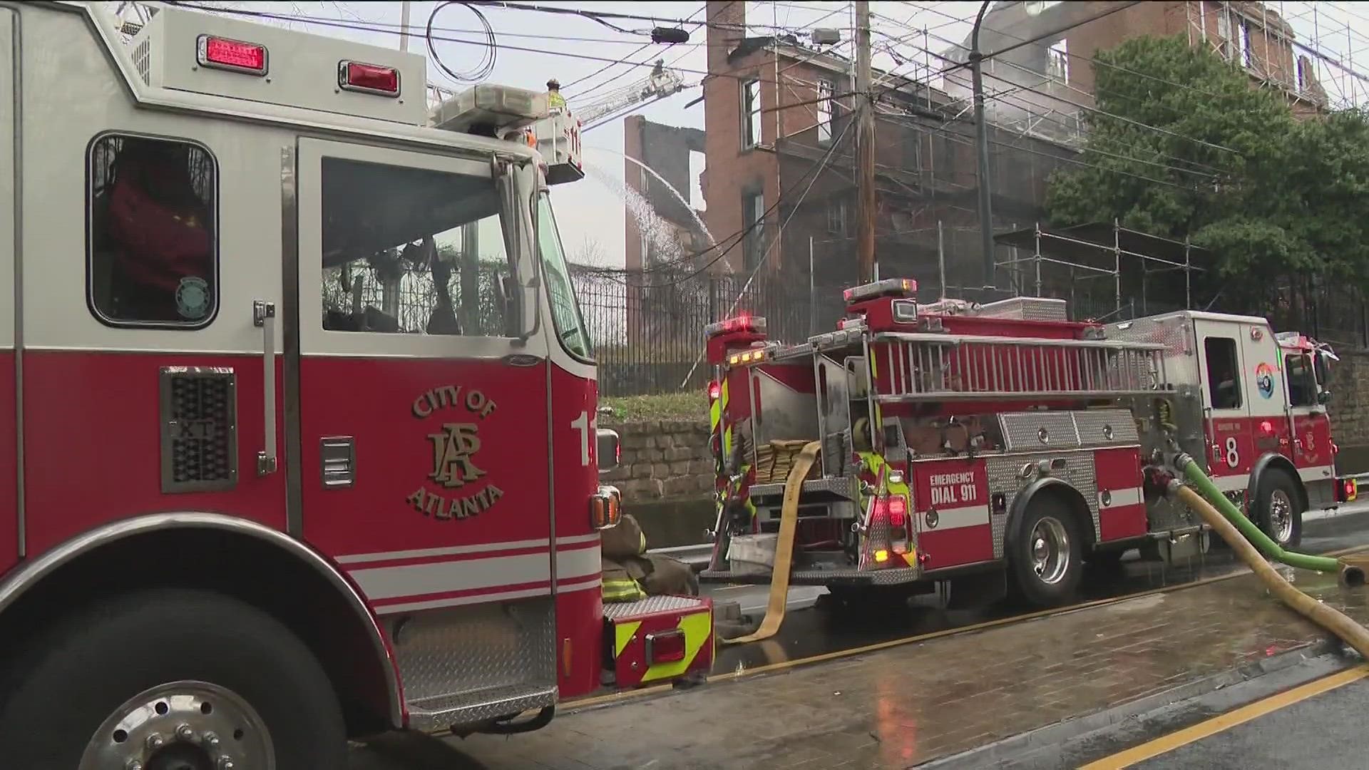 Crews battle large fire on HBCU campus in Atlanta | 11alive.com