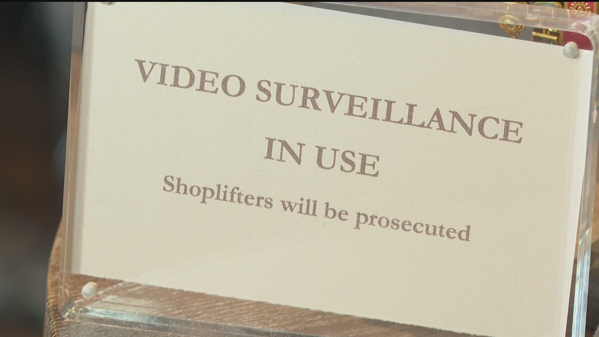 Small businesses are hit hard - but major stores are seeing an increased in thefts too.