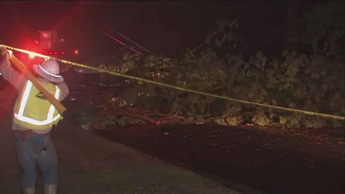Tree falls causing power outage in DeKalb County on Thursday morning ...