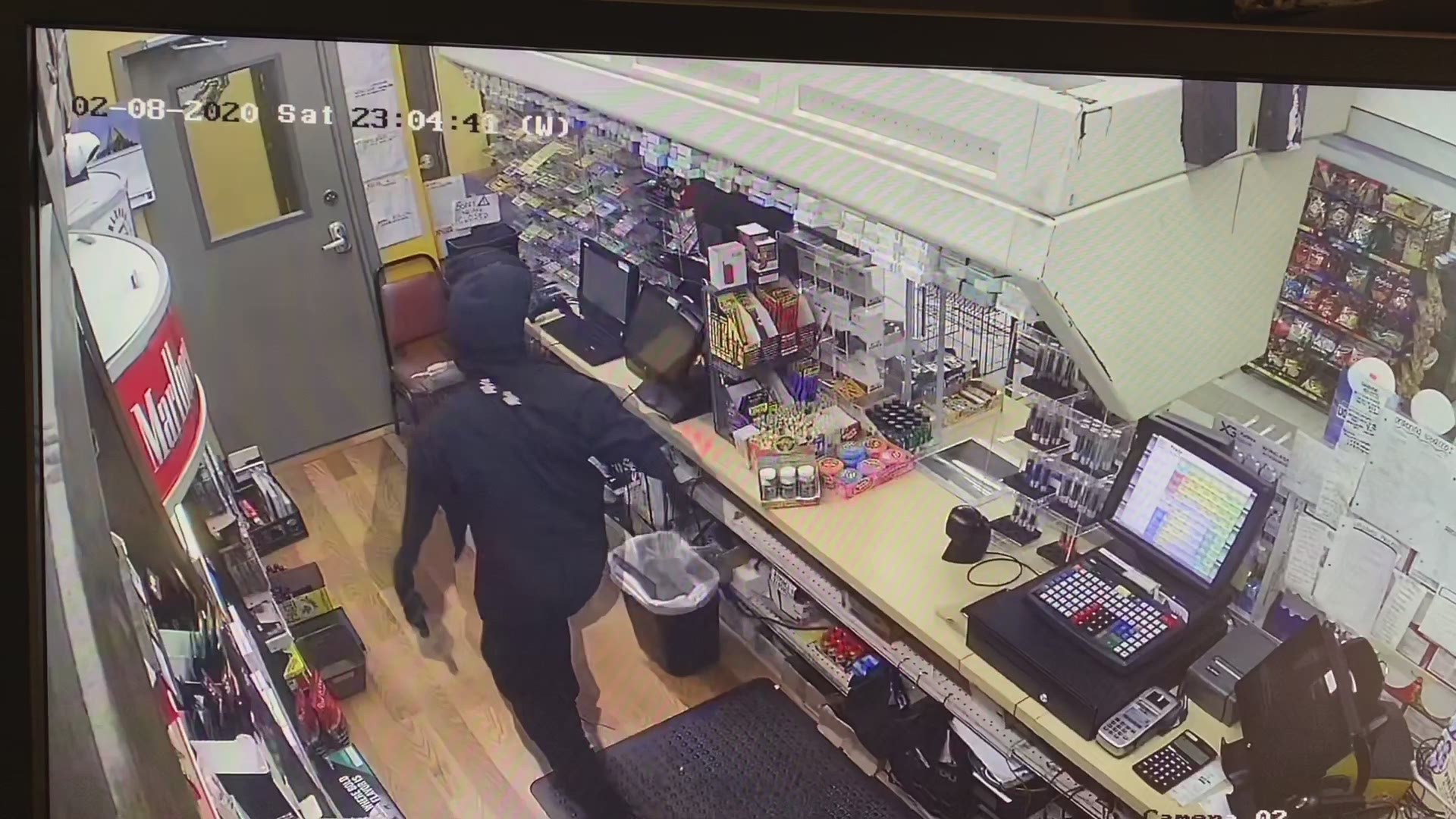 Gwinnett County Police release surveillance video of the two suspects involved in a violent robbery.