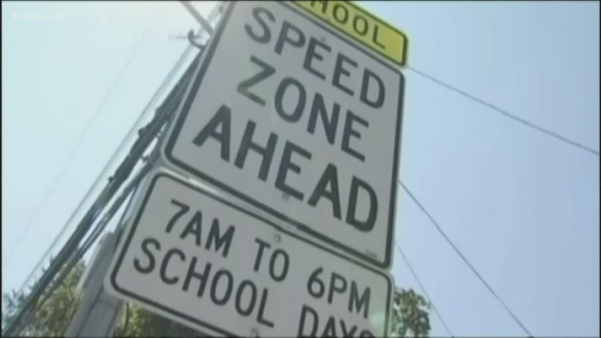 Police are cracking down on speeders in school zones.