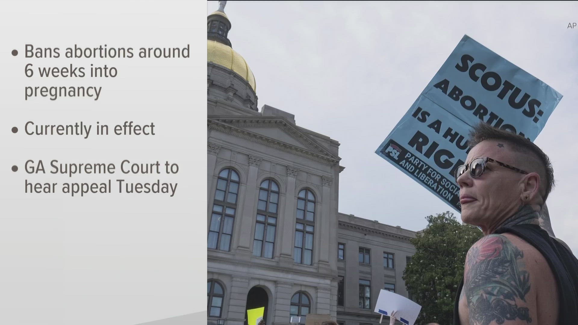 A Fulton County judge invalidated Georgia's 6-week abortion ban last year.