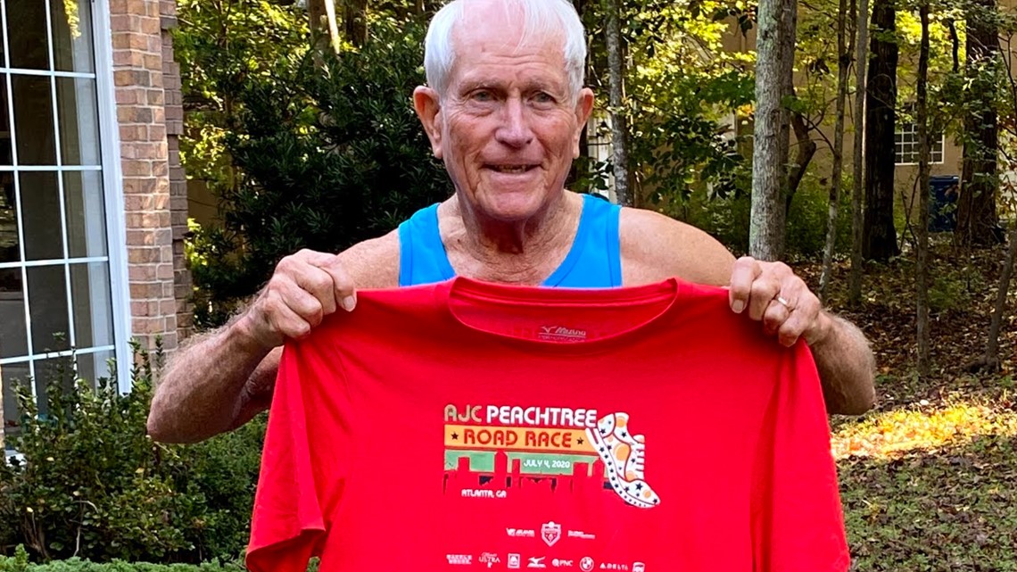 Peachtree Road Race tshirt design winner for 2020 virtual race | 11alive.com