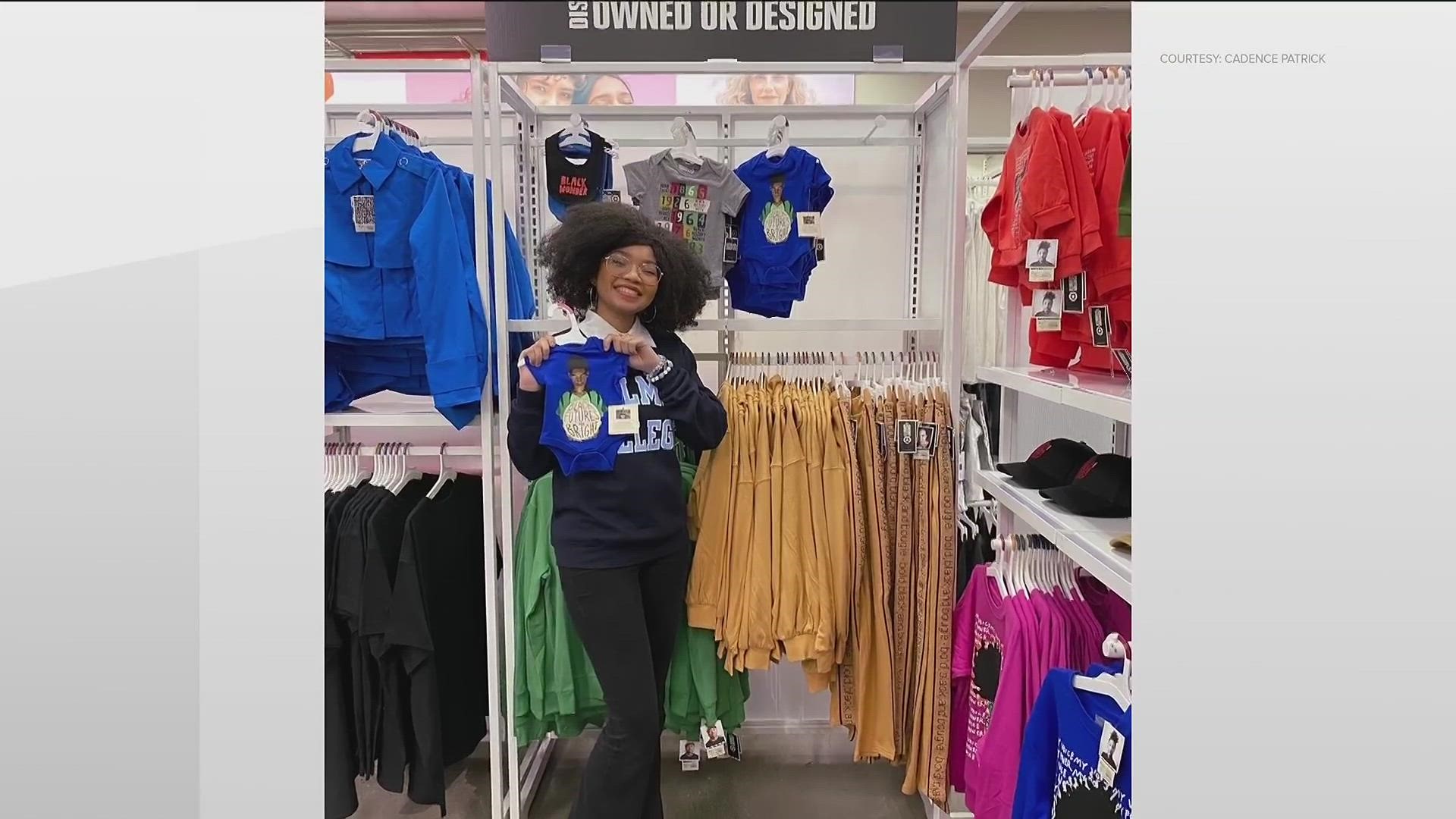 Spelman student Cadence Patrick is a winner of Target’s HBCU Design Challenge. Her design is featured on several products in Target’s Black History Month collection,