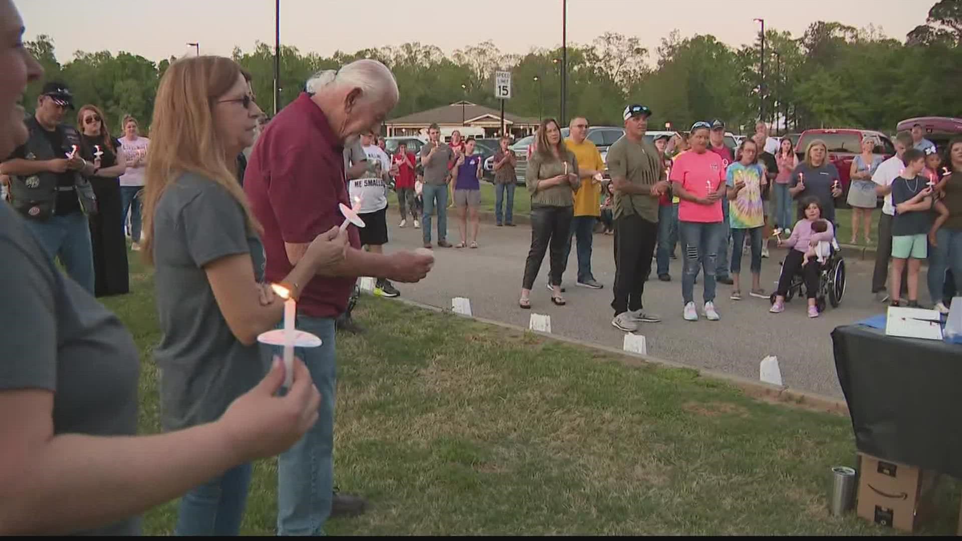 Three crosses and a growing memorial is now at Lock Stock and Barrel Shooting Range.