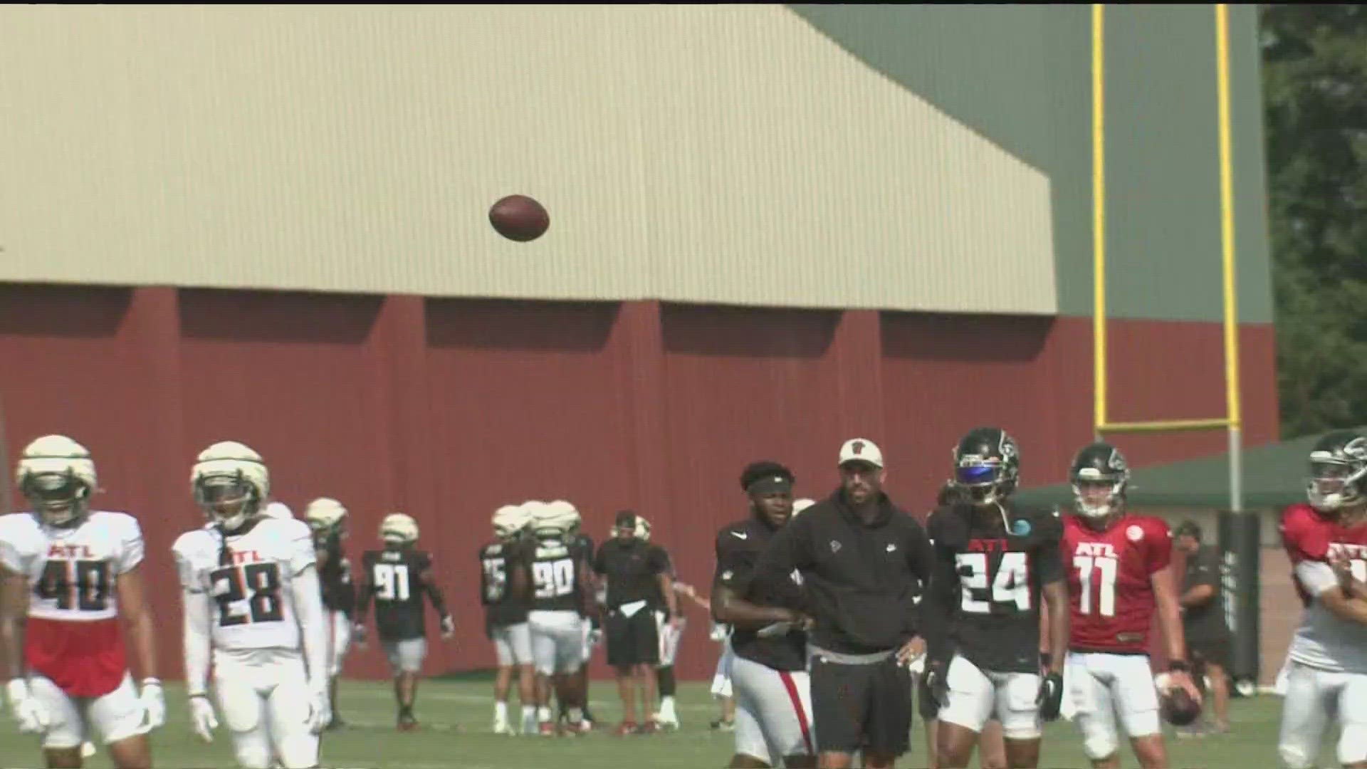 Atlanta Falcons starters are preparing for their first preseason action during training camp.