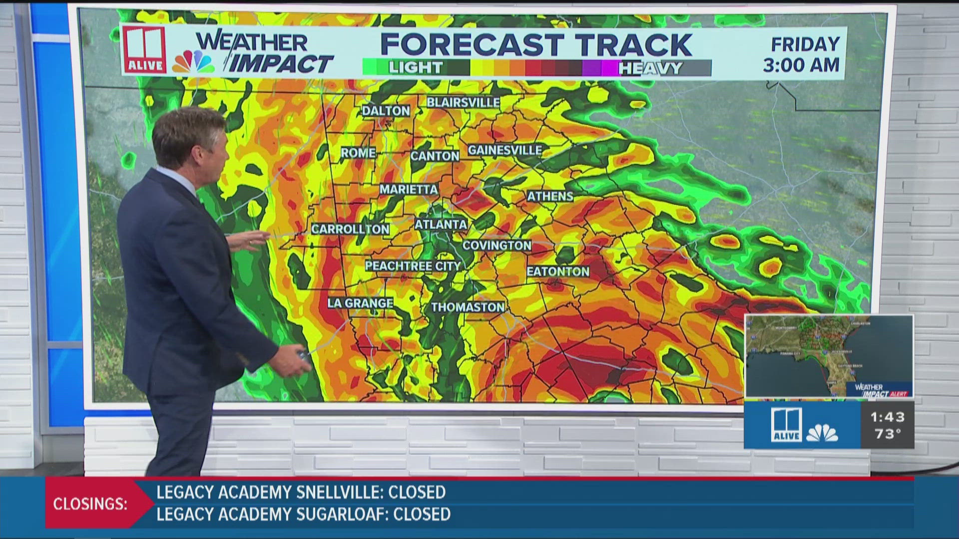 We are tracking Hurricane Helene all night long as it impacts those in Georgia.