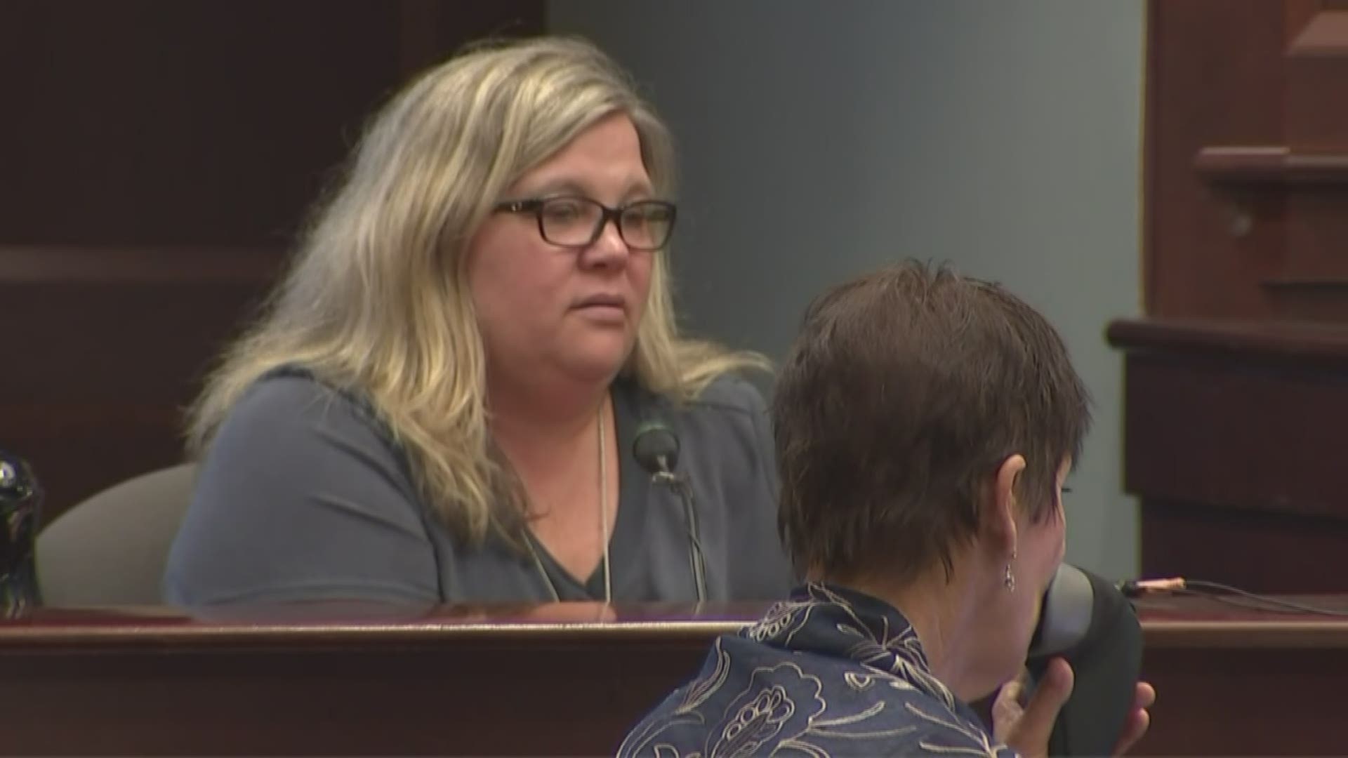 Testimony continued on July 11, 2019 in the trial of Joseph and Jennifer Rosenbaum. They're charged in the death of 2-year-old Laila Daniel. Tammy Newman is a therapist.