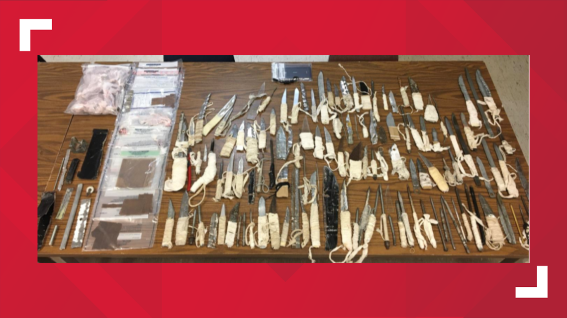 Photos Contraband seized in jails