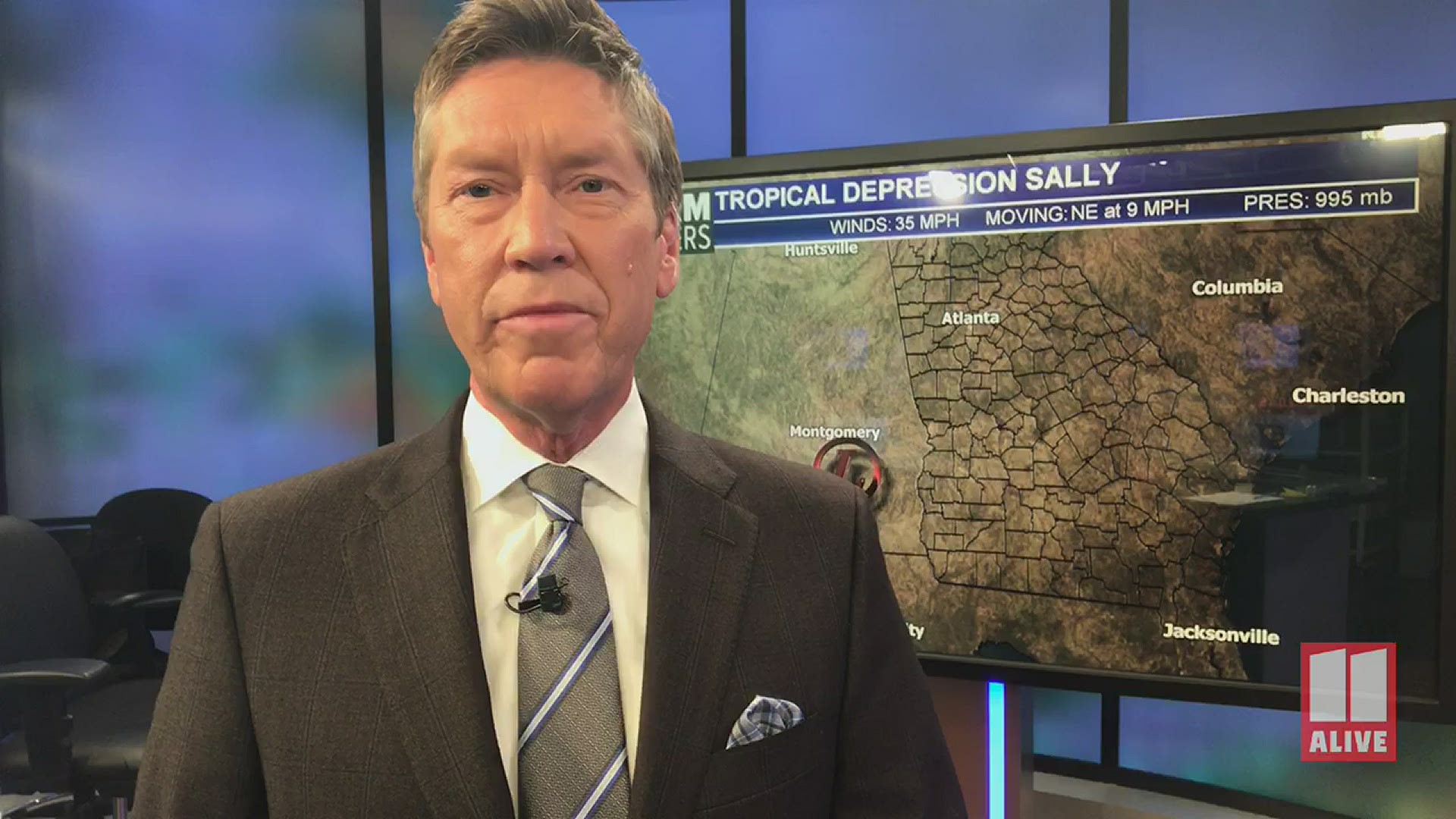 Sally is now a tropical depression. Here is the latest information about the storm.
