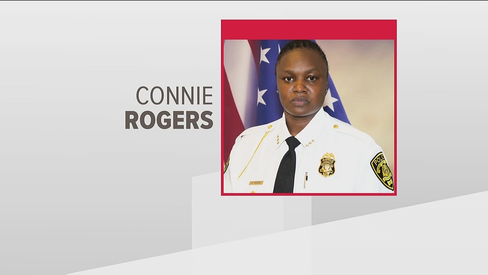 Connie Rogers made history Tuesday – becoming the first Black woman appointed Chief of Police in College Park.