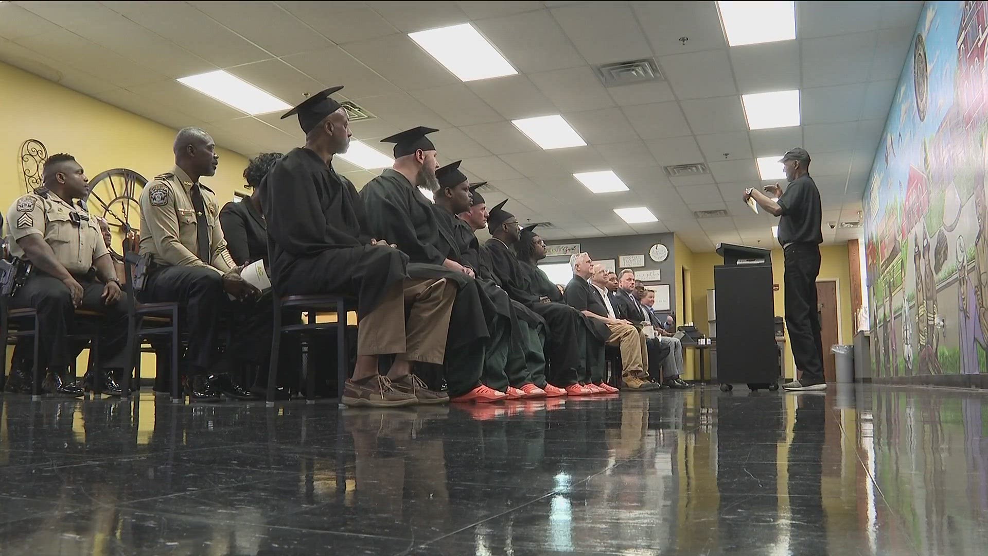 The 100-hour program helps prepare inmates for life outside bars. Sheriff Reginal Scandrett says this will help fight recidivism in the county.