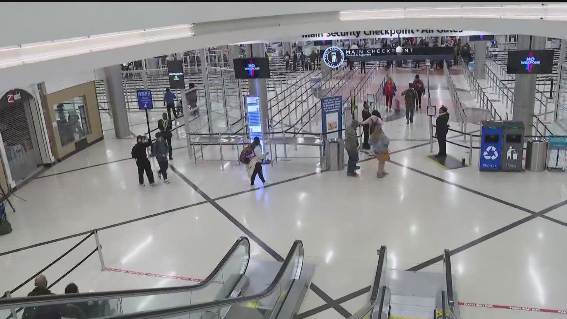 Thanksgiving is well underway and millions are expected to travel through Hartsfield-Jackson International Airport during the holiday travel period.