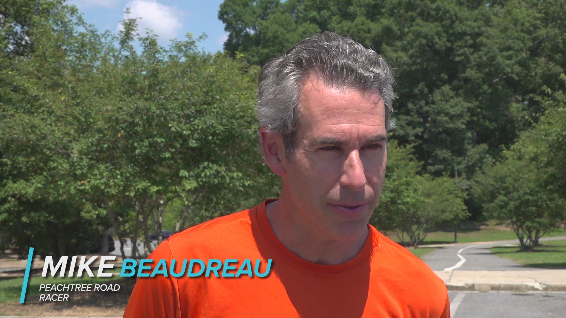 Mike Beaudreau, a local high school track coach, says his 11th AJC Peachtree Road Race is special because he is training for it with former members of his track team.