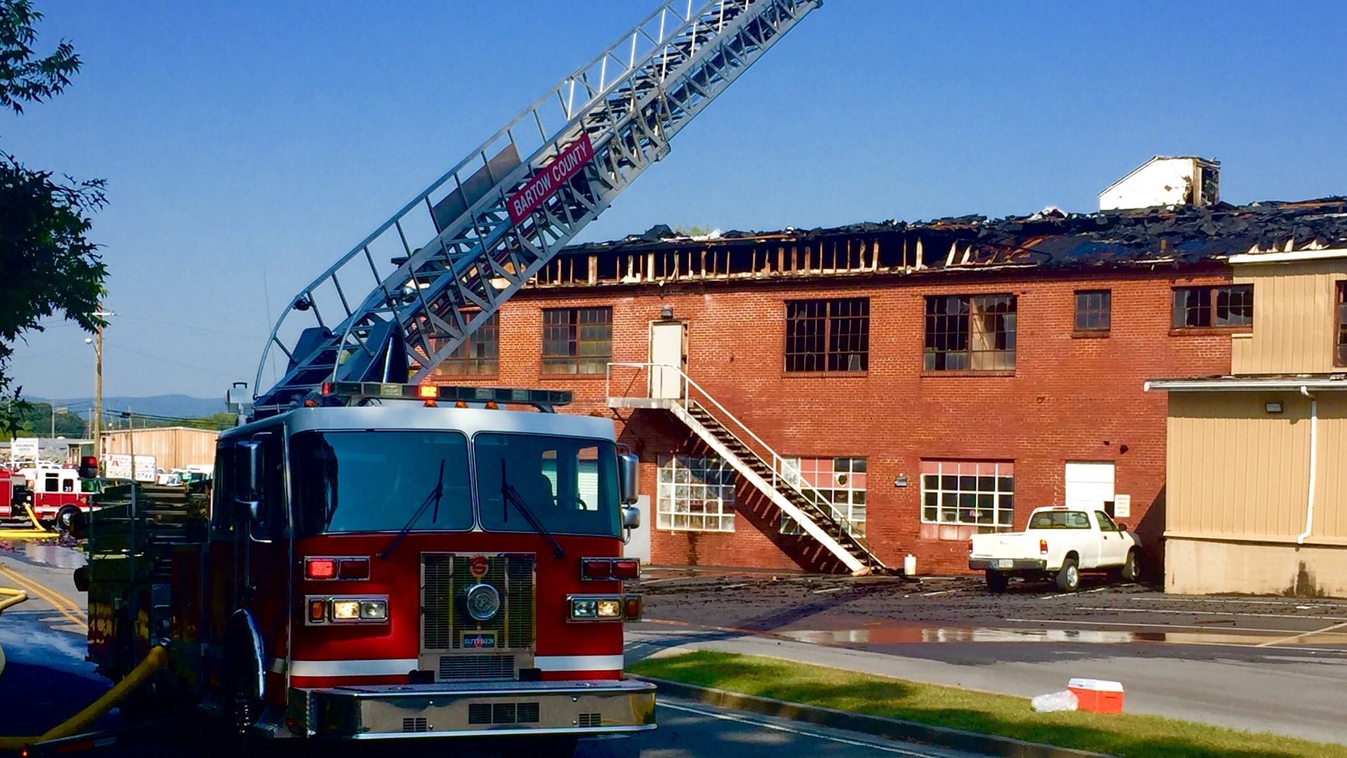 Chemical fire Calhoun