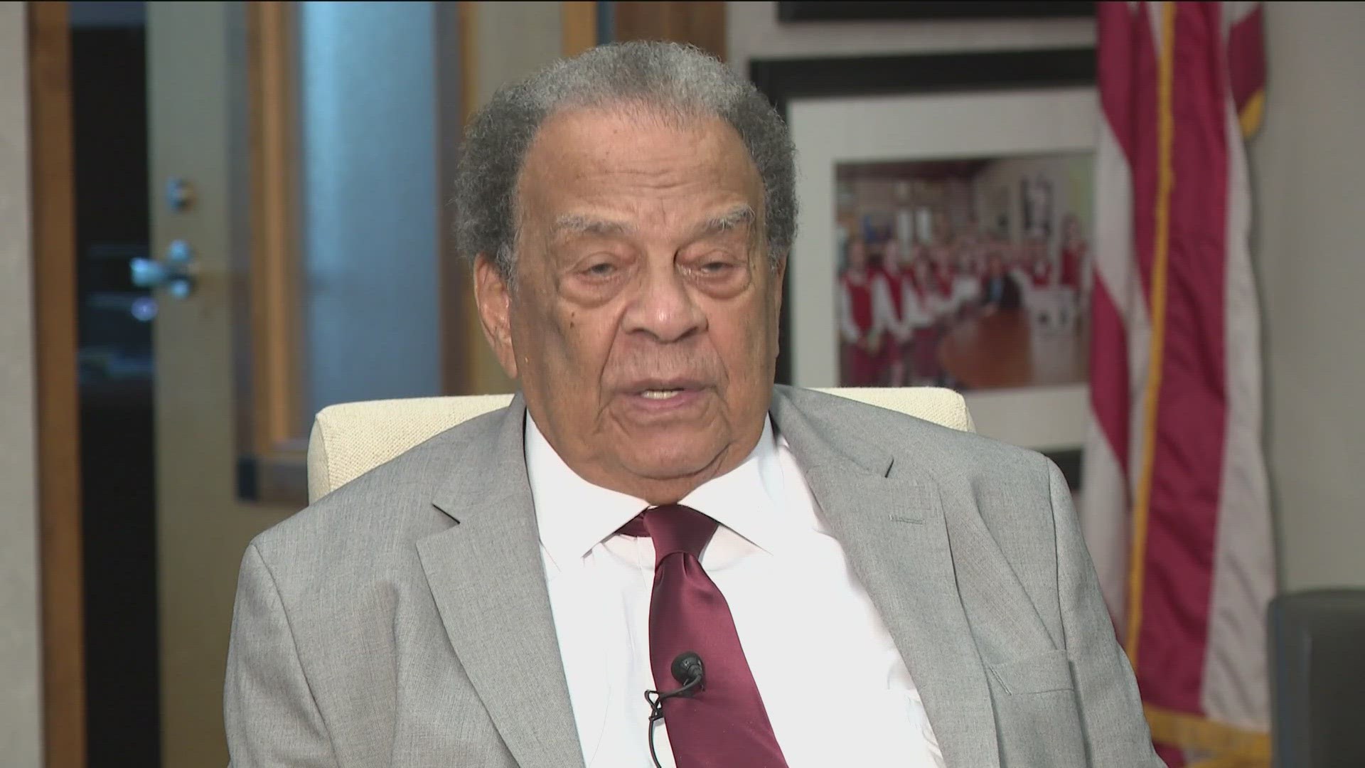 Andrew Young was at the scene of MLK's "I Have a Dream" speech. He spoke to 11Alive Anchor Aisha Howard about the experience.