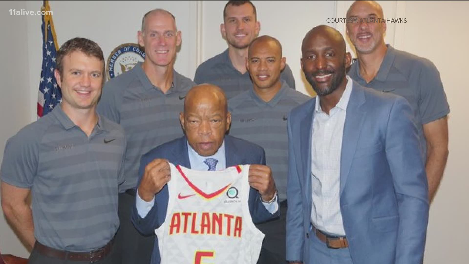 John Lewis not only had a profound impact on this country but also in the sports world as well. Hawks coach Lloyd Pierce reflects on what he learned from Lewis.