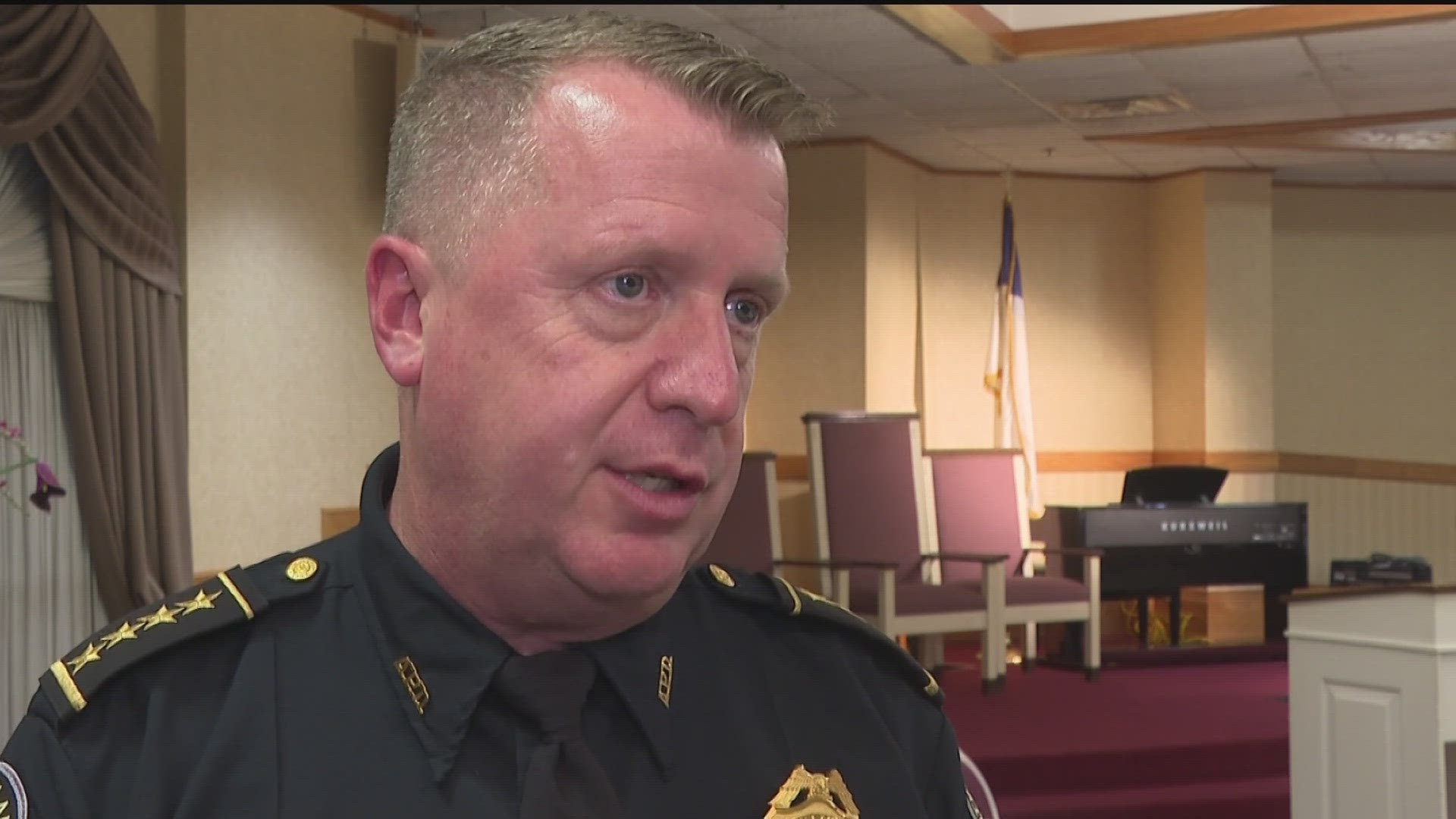 Atlanta Police Chief Darin Schierbaum addressed two recent instances involving Atlanta Police officers