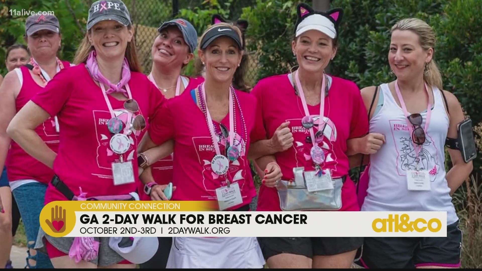 More than 10,000 Georgians are diagnosed with breast cancer every year. Learn about the GA 2-Day Walk for Breast Cancer & other local events in Community Connection.