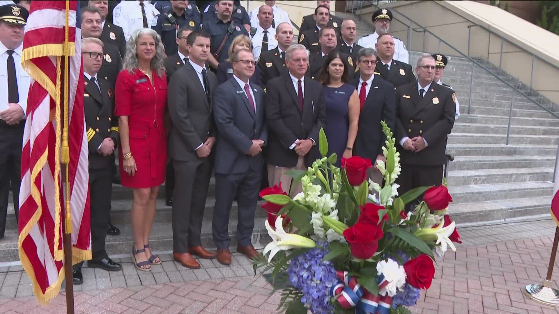 Roswell city hall residents and city leaders came together to remember the more than 2,900 people who were killed that day.