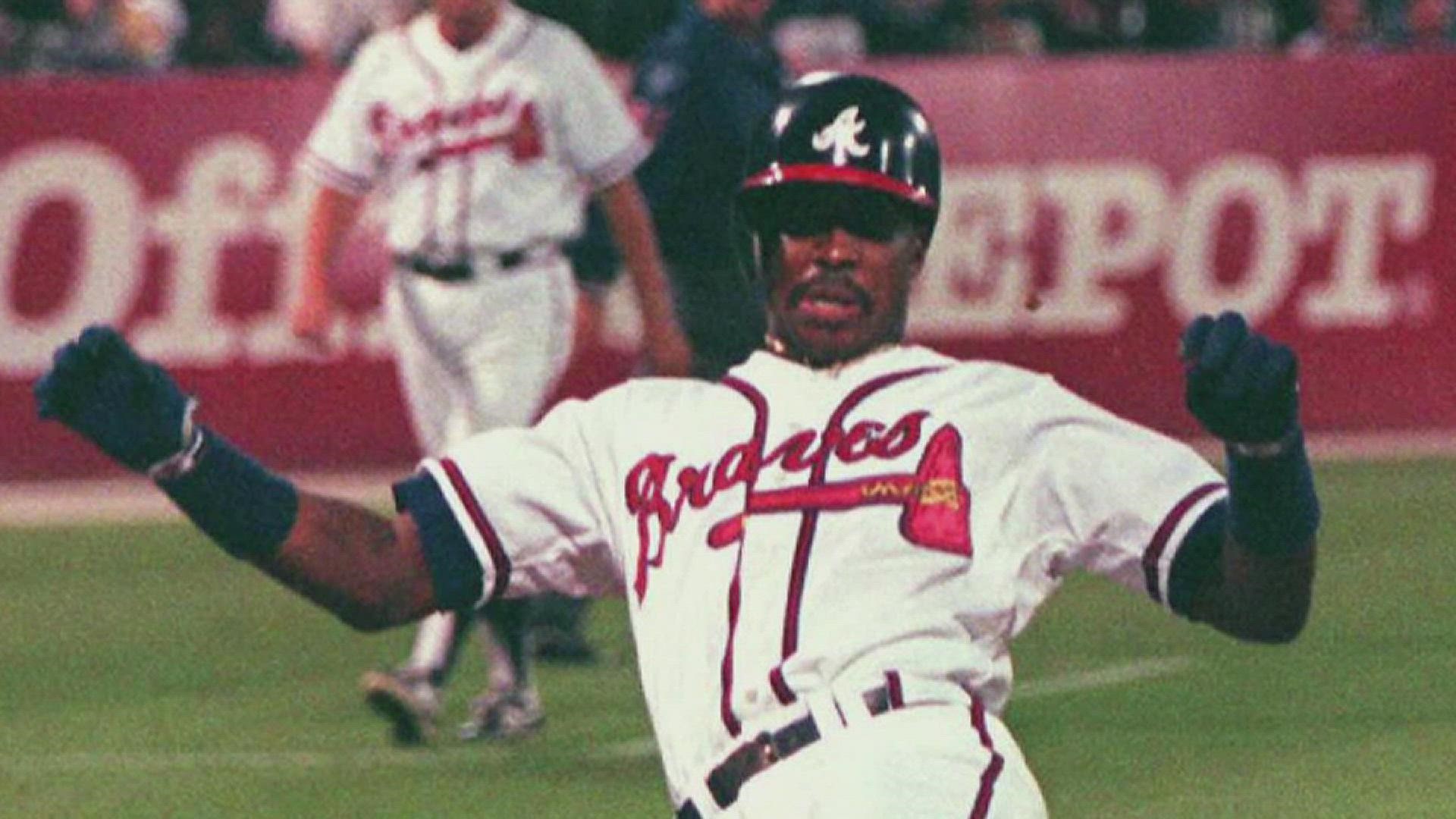 Atlanta Braves Fred McGriff jersey lapel pin-Collectible-CRIME DOG/HOF 2023