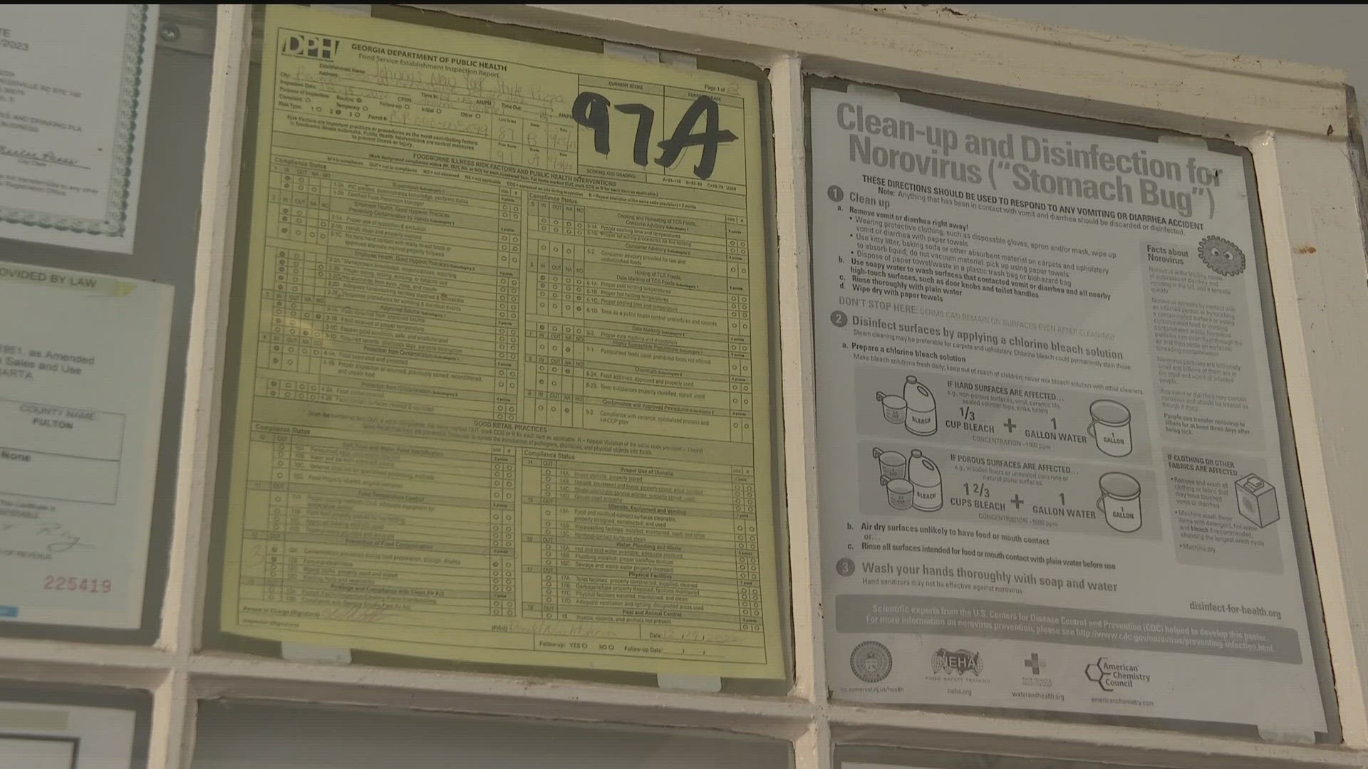 Fulton County is still playing catch up on restaurant health inspections, with some businesses going a year without one.