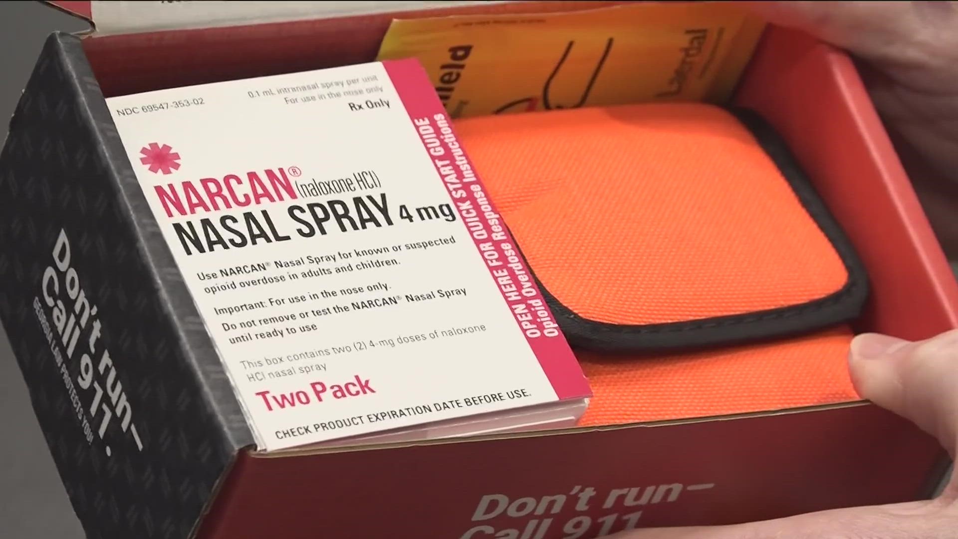 The health district has more than 5,000 free emergency Narcan kits available for anyone 18 and older.