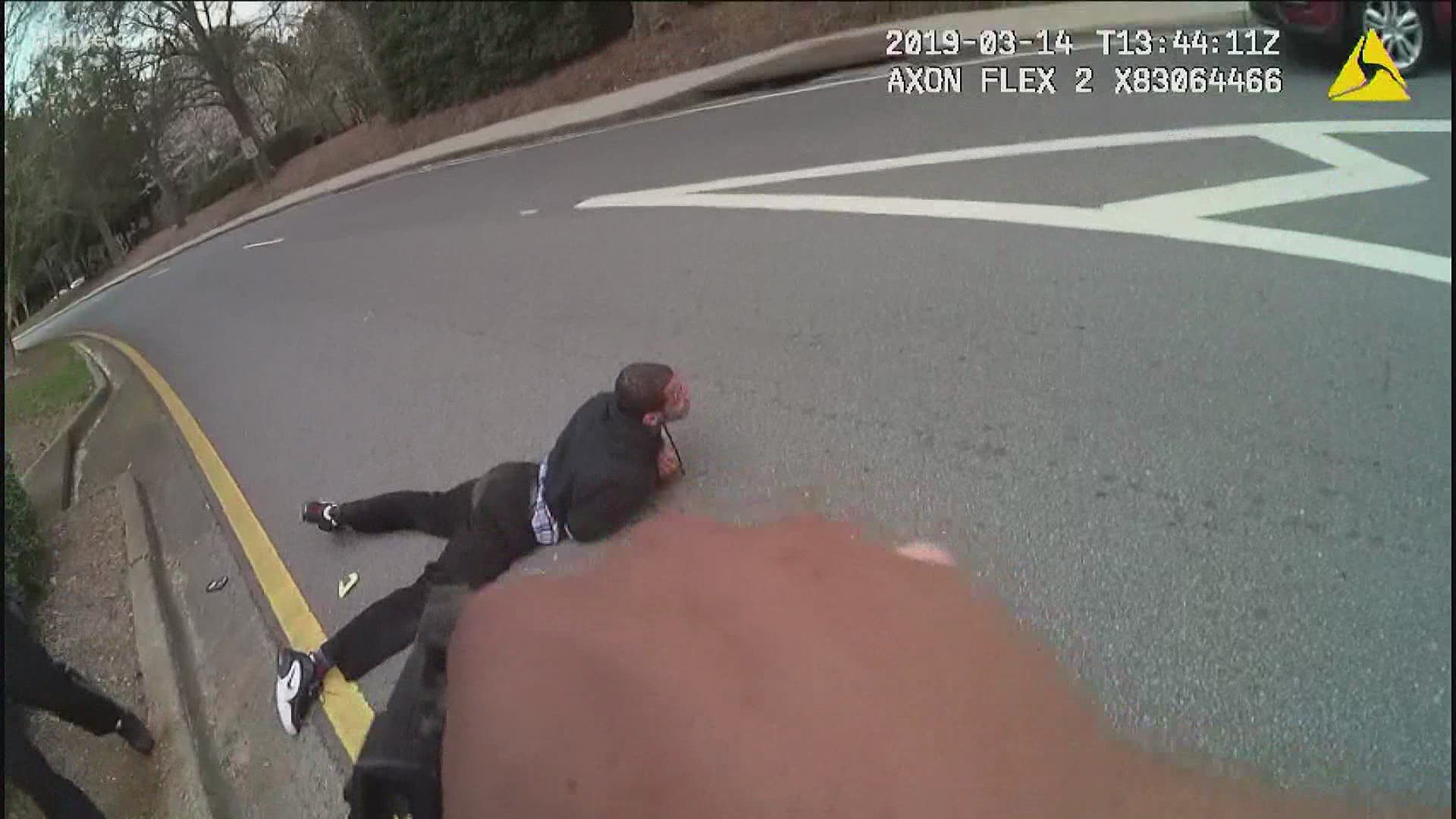 A Stone Mountain man tased last year by a Gwinnett County Police officer is suing the department, the county, and two officers for $10 million.