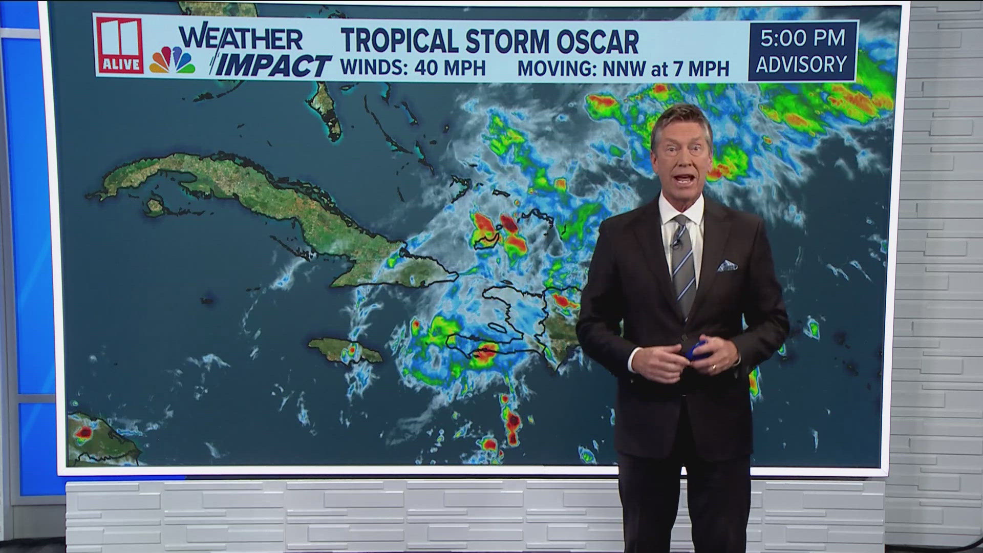 Tropical Storm Oscar will not have an impact on Georgia