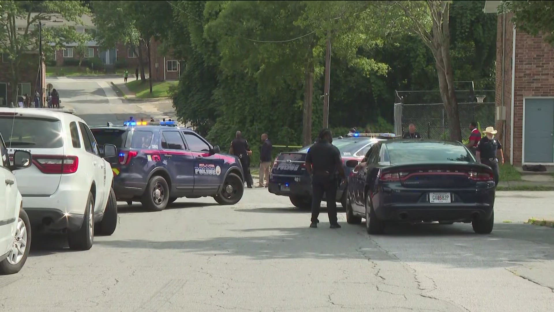 Atlanta Police are investigating a deadly shooting at the Grove Adams Park apartment complex Tuesday afternoon.