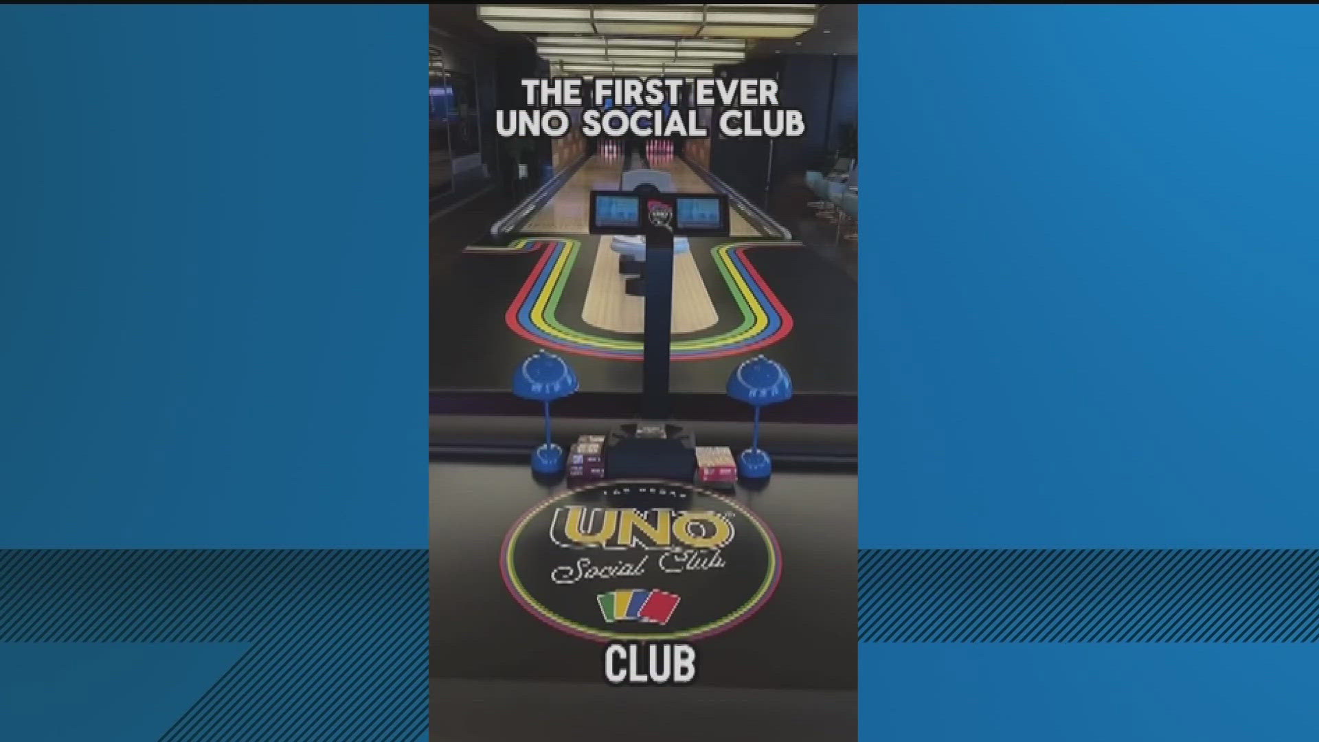Uno inspired decor, bowling, pool and more will be available at the Atlanta location. 