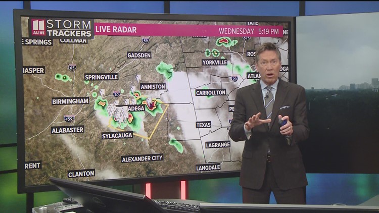 Tracking some isolated showers around metro Atlanta