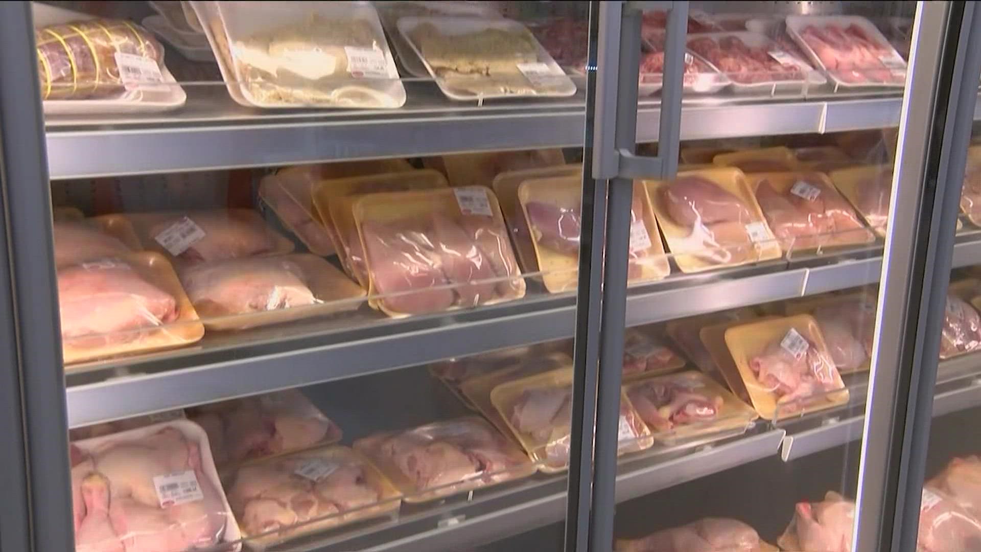 The cost of chicken had remained higher than usual even after other meat prices came down.