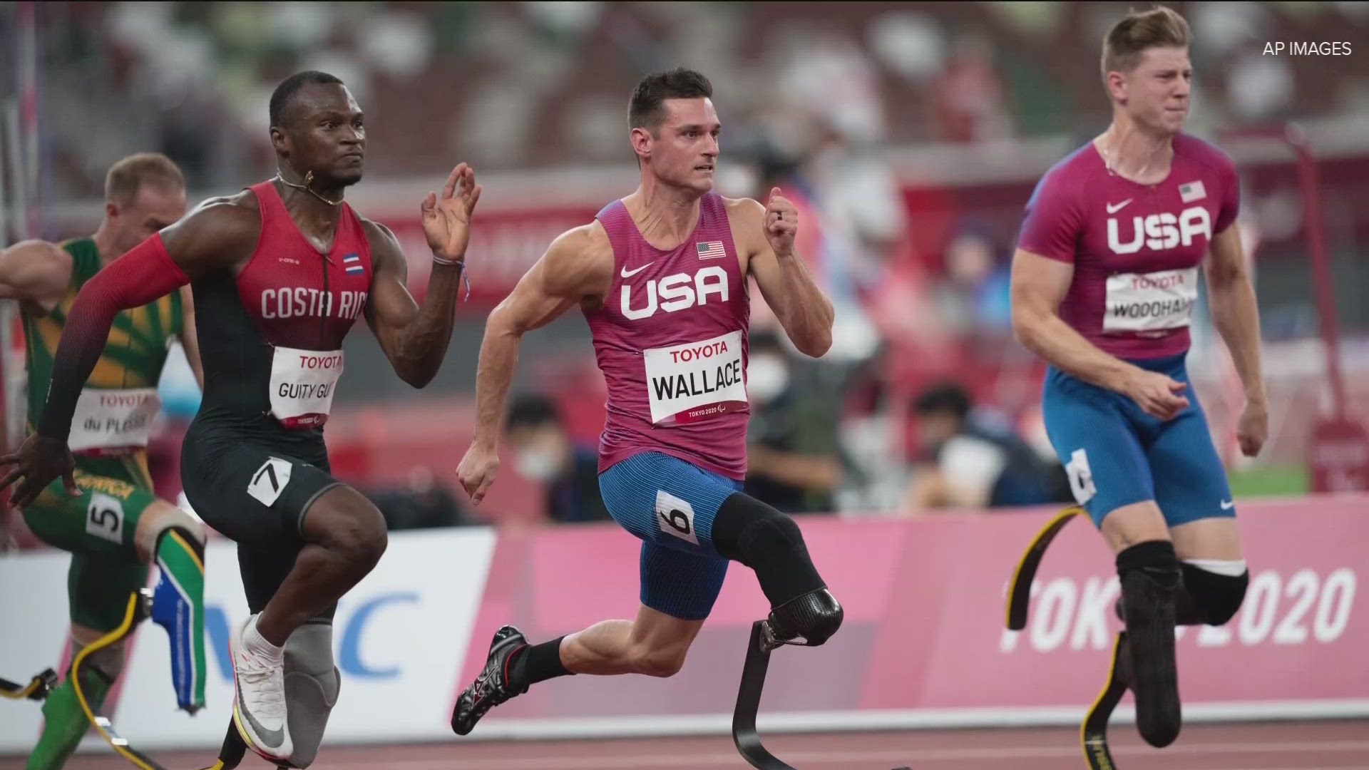 Jarryd Wallace won bronze in the 2024 Paris games in the long jump.