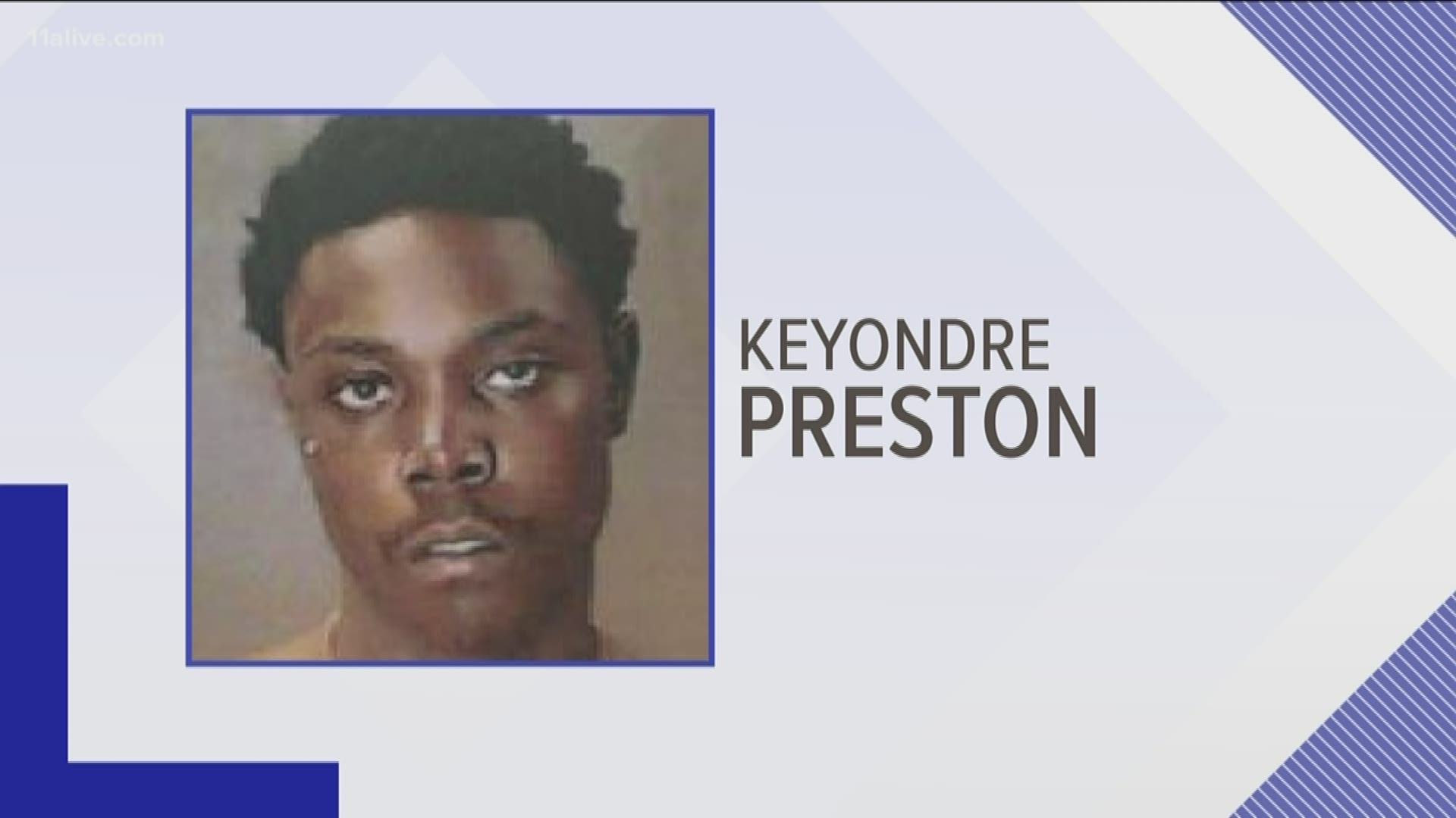 Authorities arrested Keyondre Preston April 21 at a Cordele, Georgia motel after a search that lasted weeks.