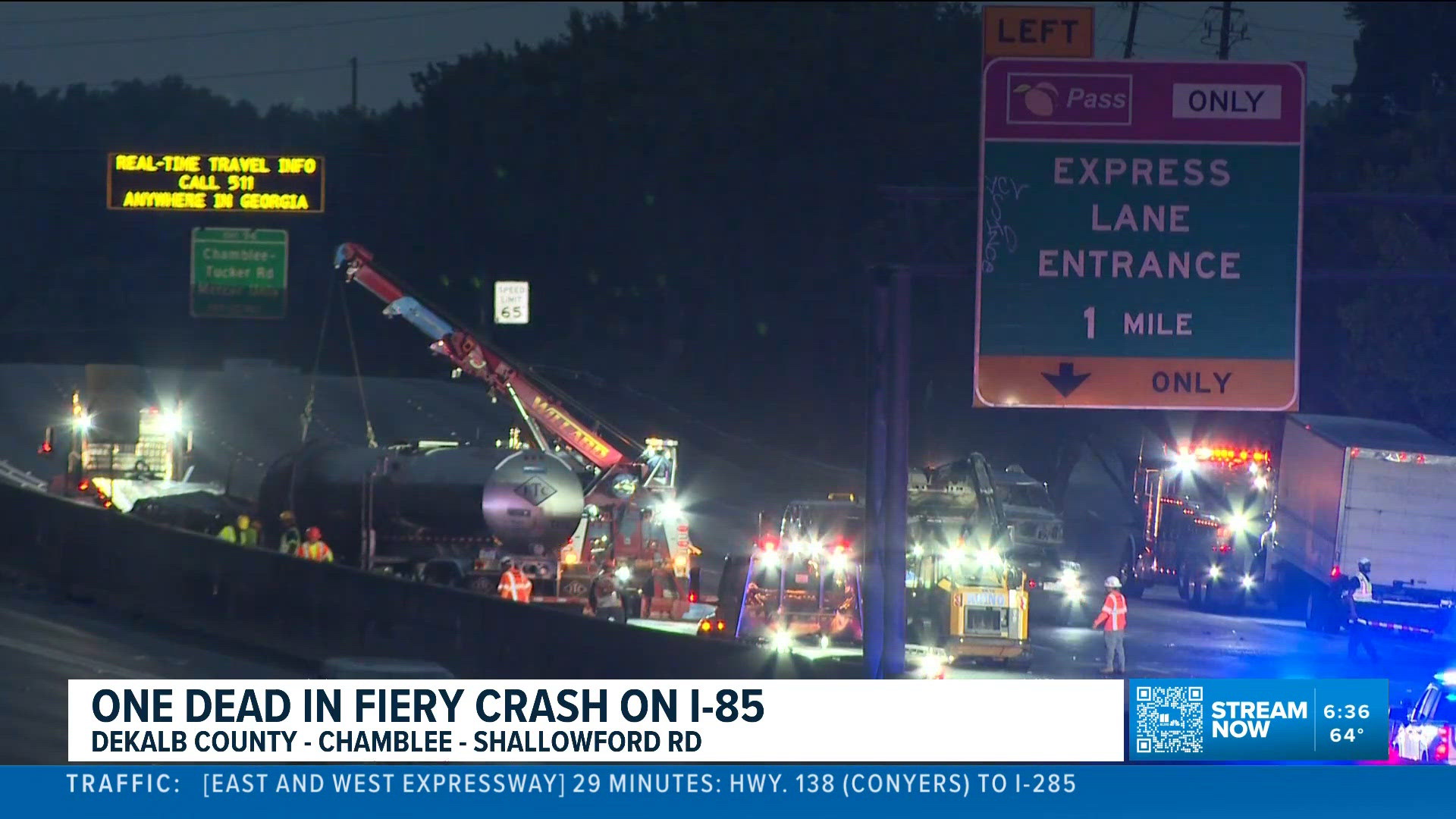 Deadly crash on I-85 over the weekend | 11alive.com