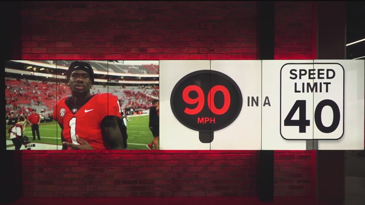 90 in a 40: UGA wide receiver arrested for excessive speeding in Athens